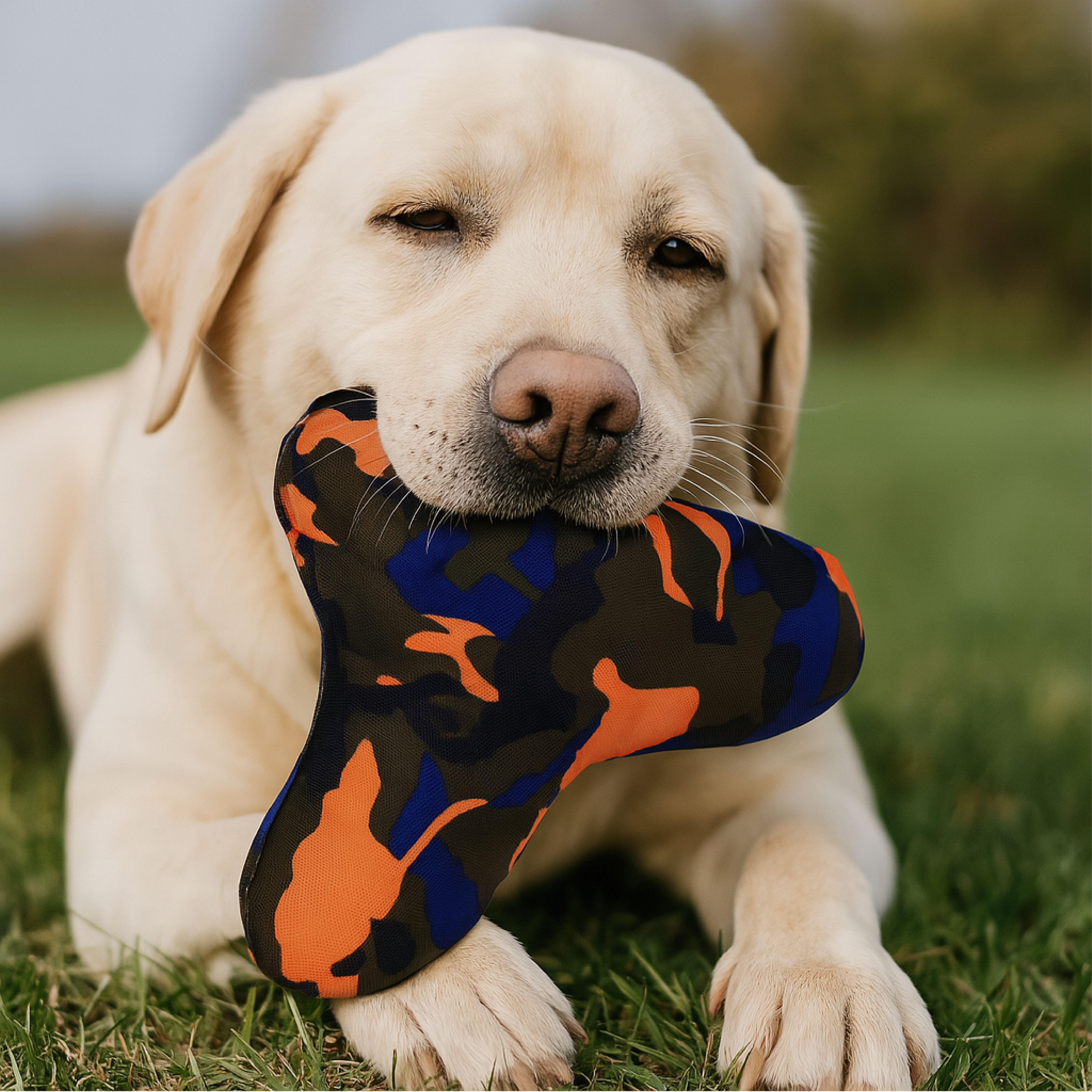 Juguete masticable para perros con chirriador