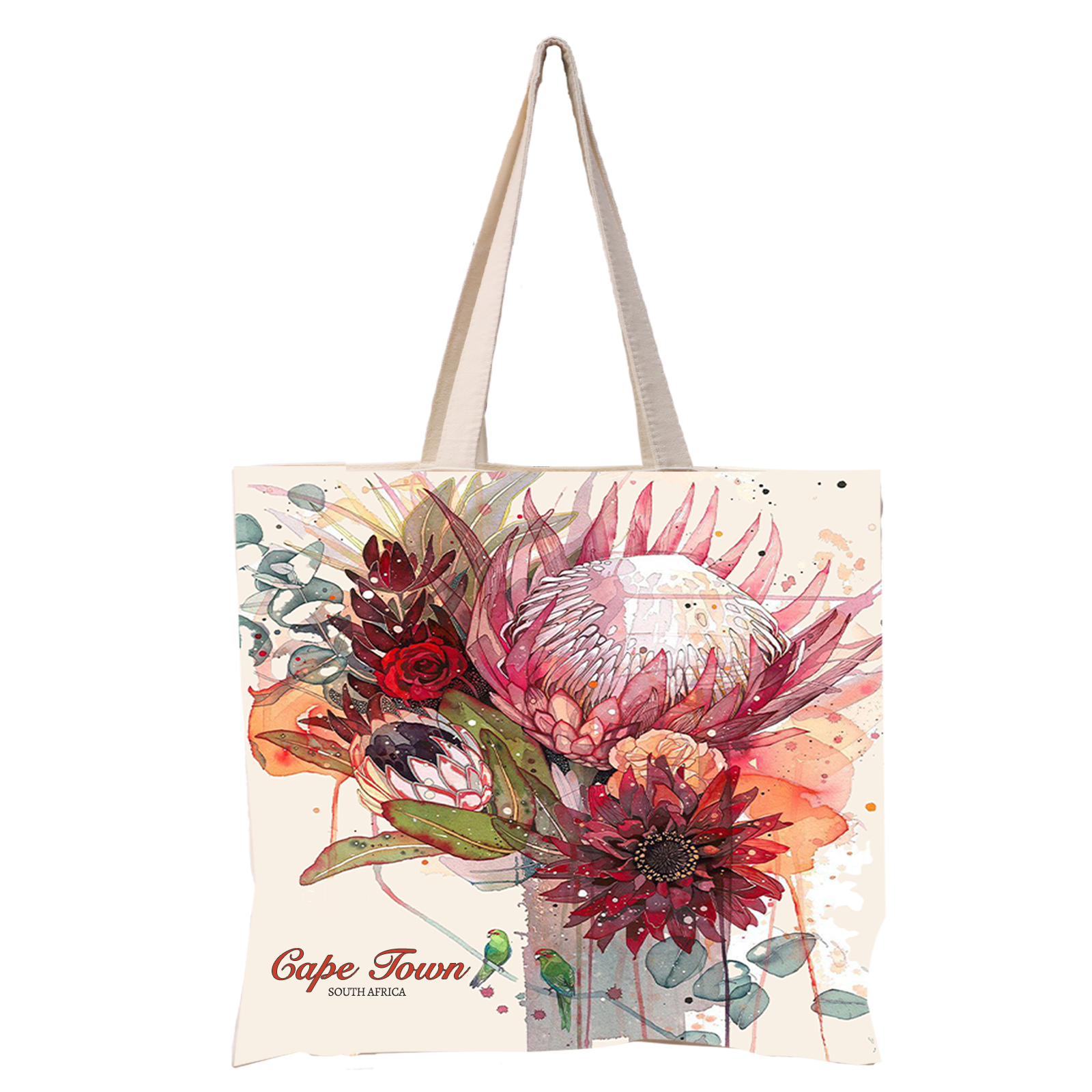 CAN02 - Bolsa de algodón reutilizable Protea | 270 g/m², 18 l