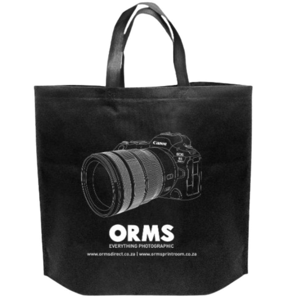 Bolsa de compras reutilizable no tejida negra | 70GSM, 27L