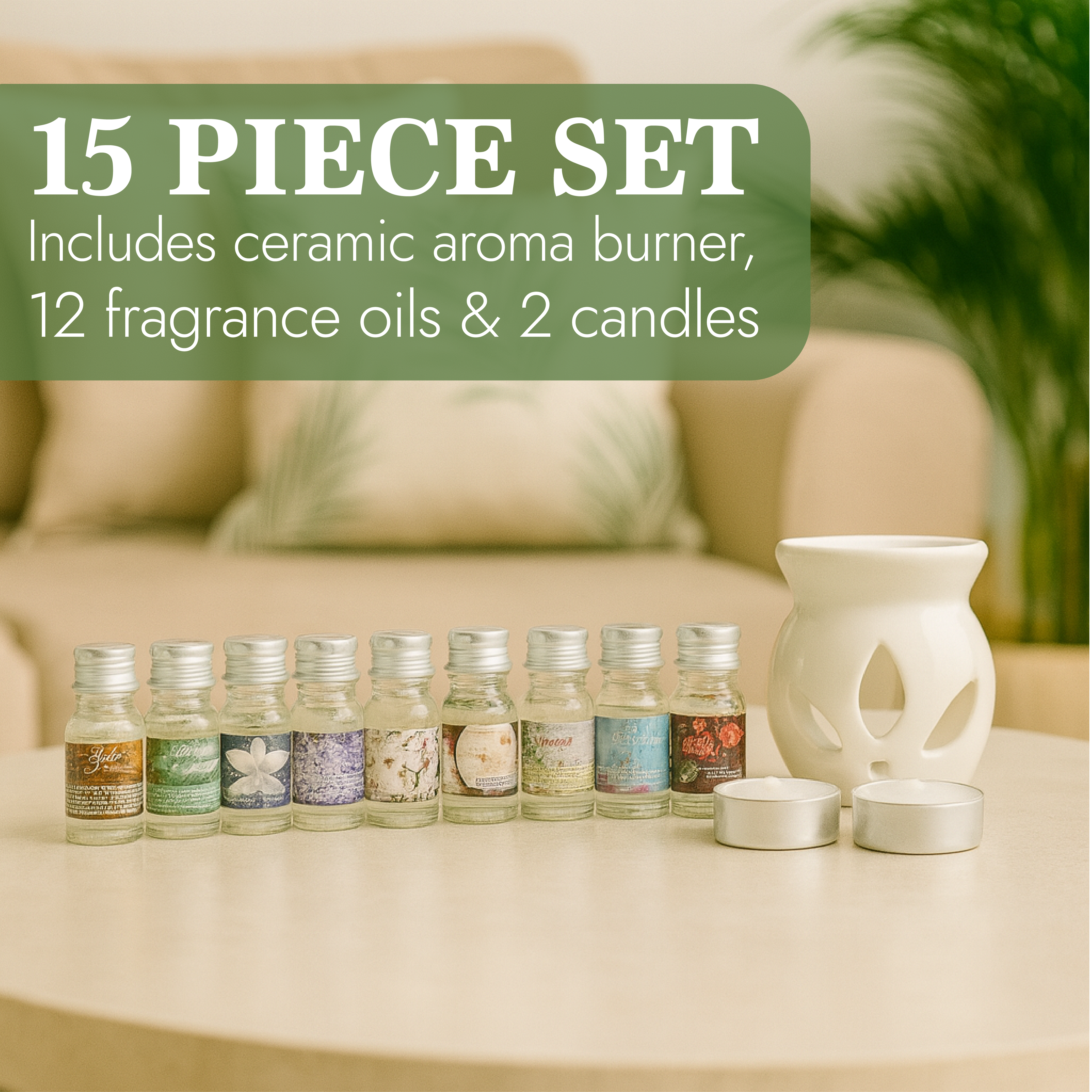 Set de caja de regalo aromática - 15 piezas