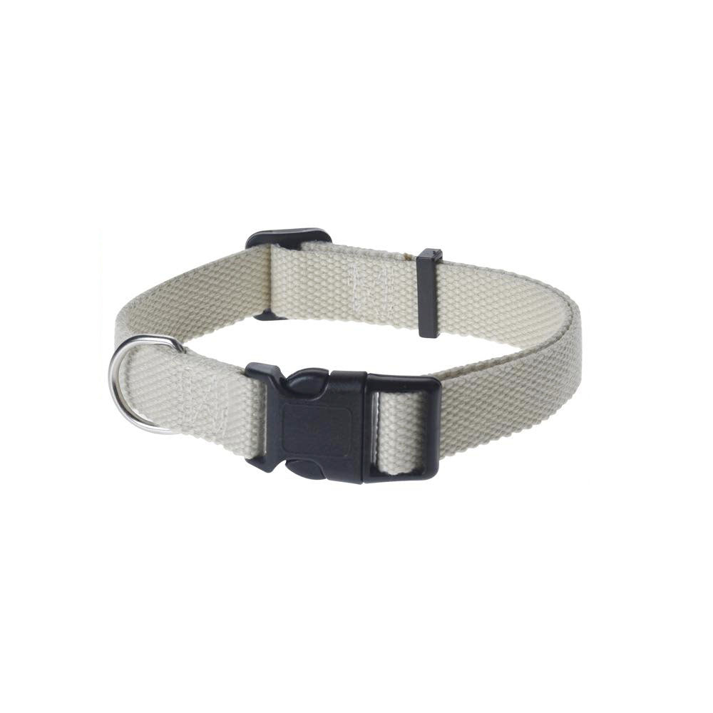 Collar para perro ajustable con clip para correa - Tamaño pequeño a mediano