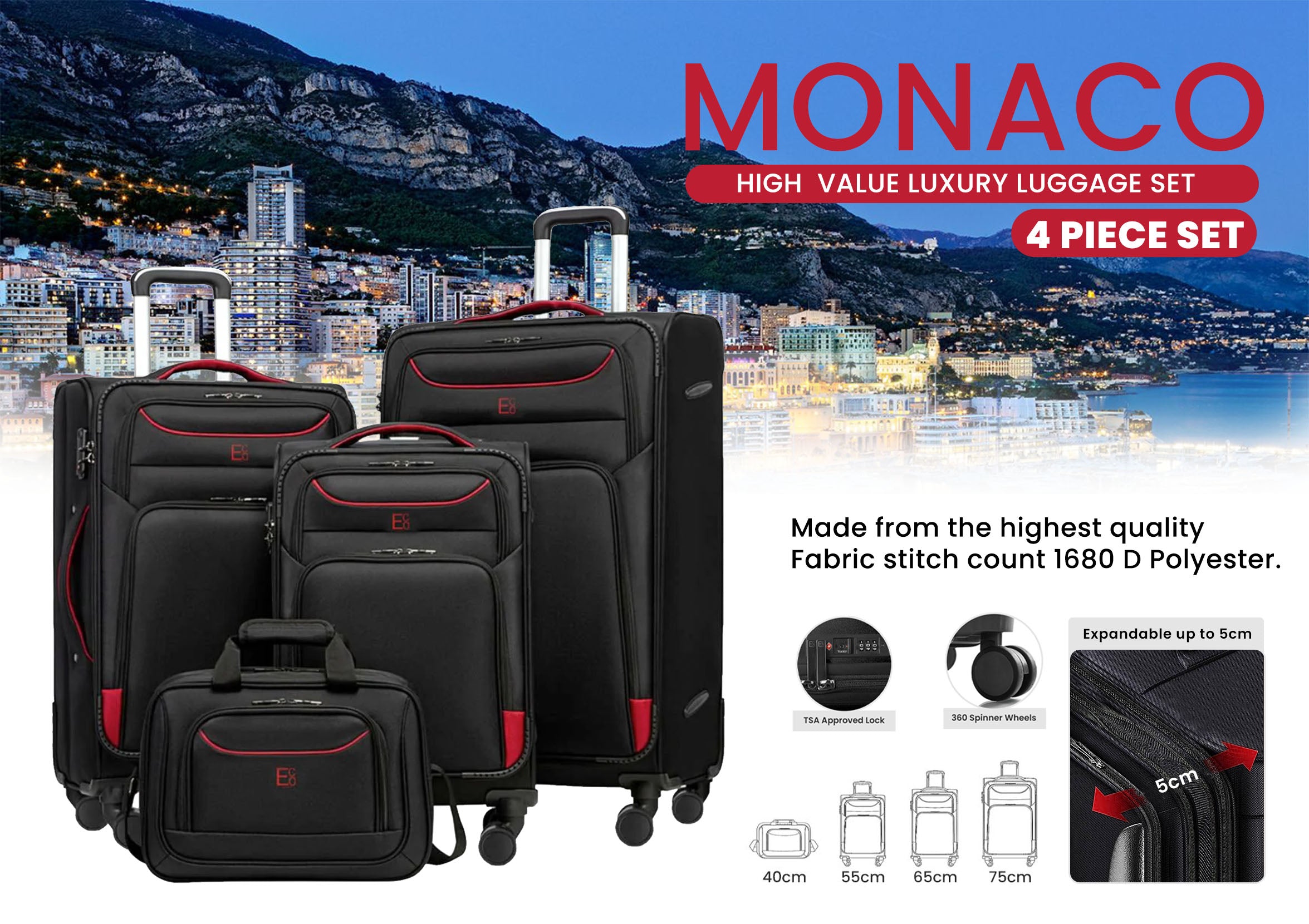 We are launching our new Luggage Range arriving in June/July