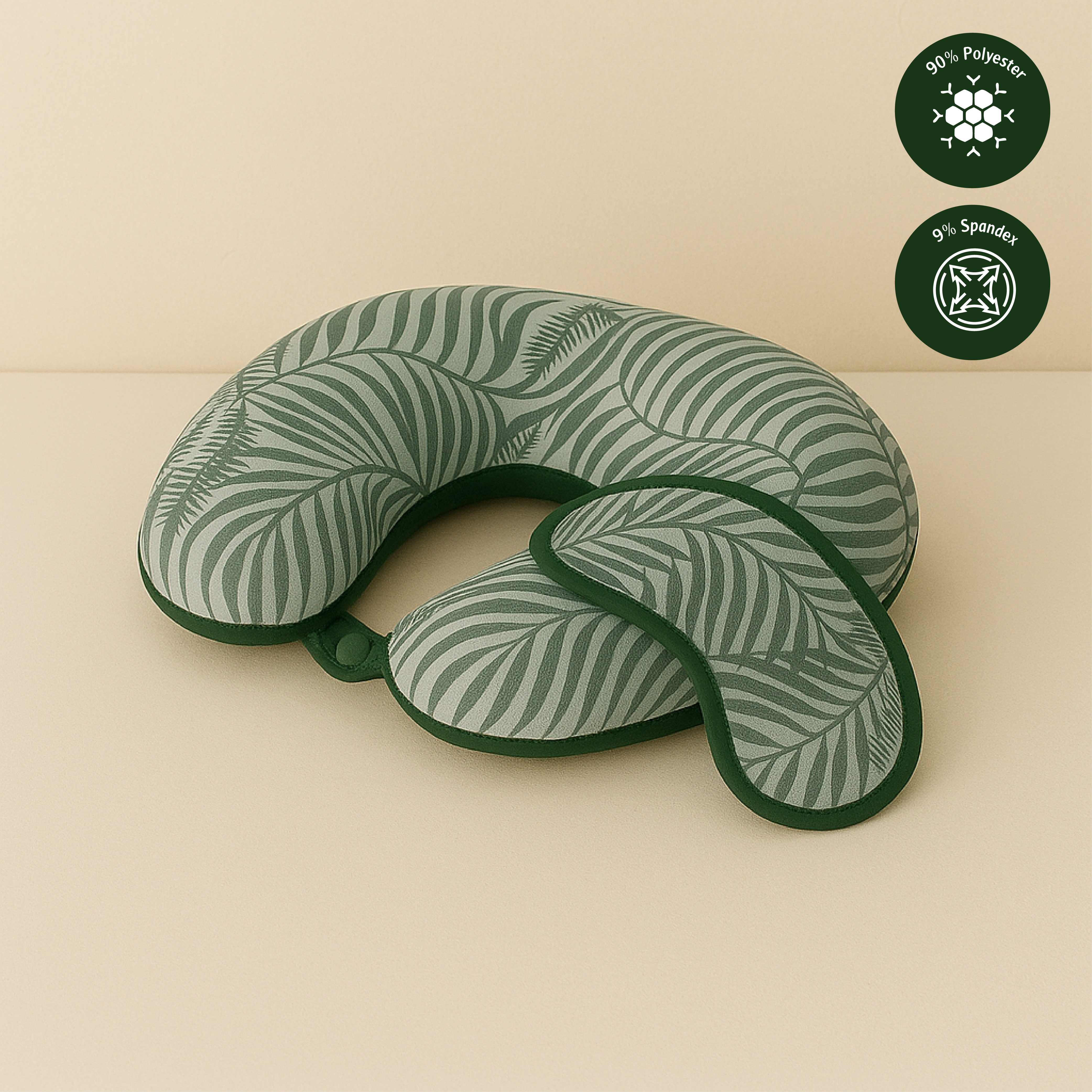 Almohada para el cuello con antifaz