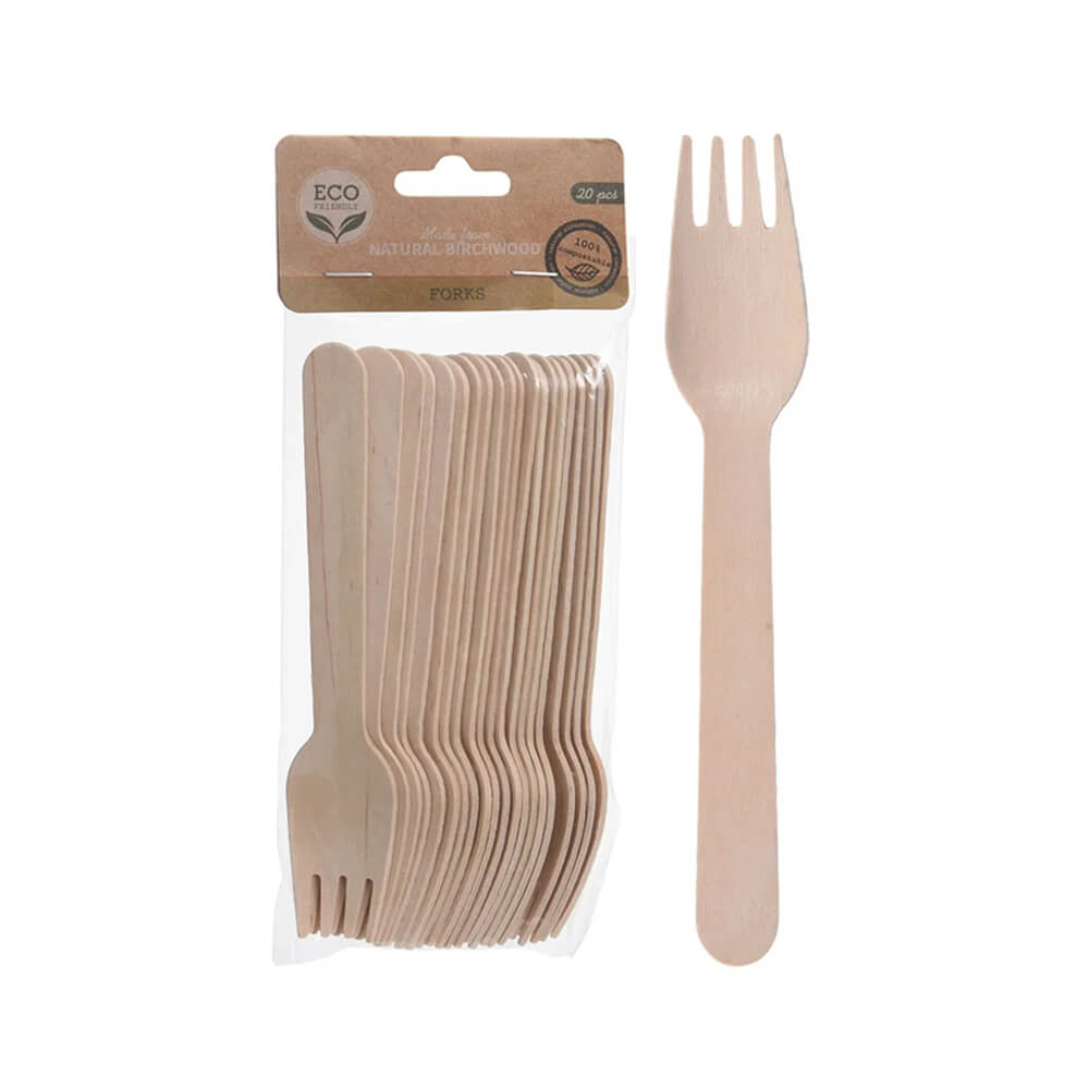 Birchwood Fork Set - 20 Pieces