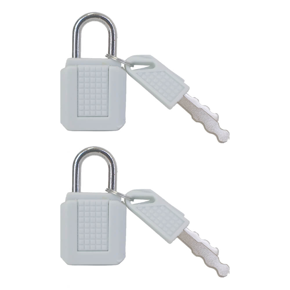 Luggage Padlocks - Set of 2 with 4 Keys - Anti-Theft