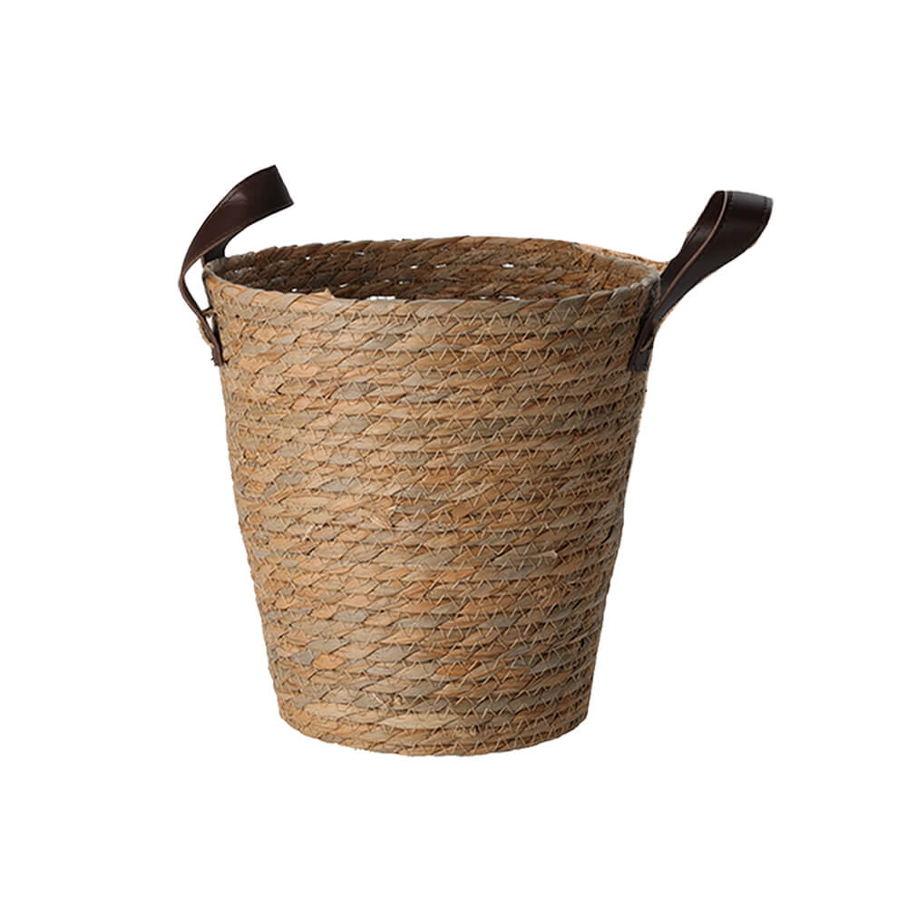 Natural Seagrass Pot Plant Basket with Handles