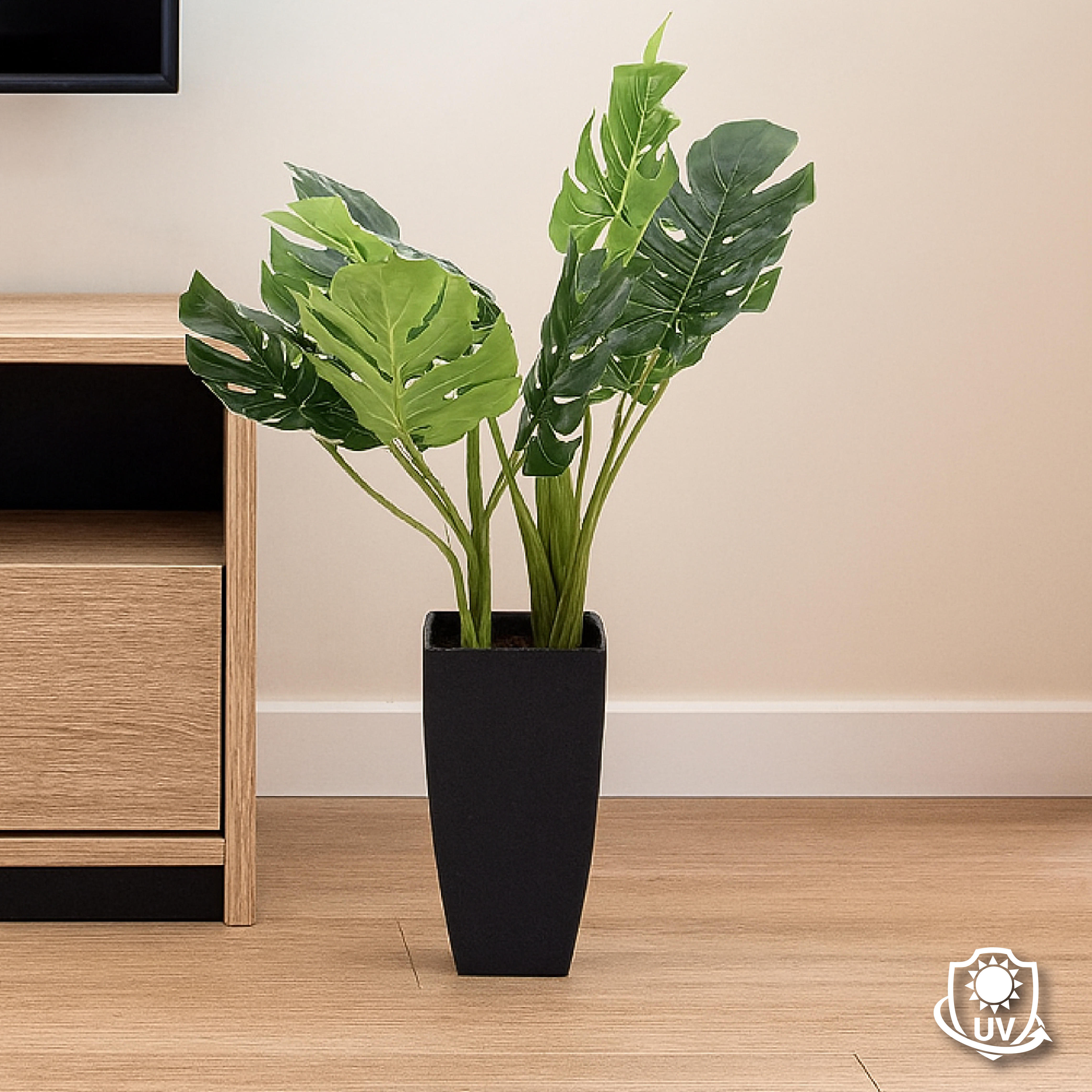 Planta Artificial en Maceta con Piedras Artificiales - 65cm 