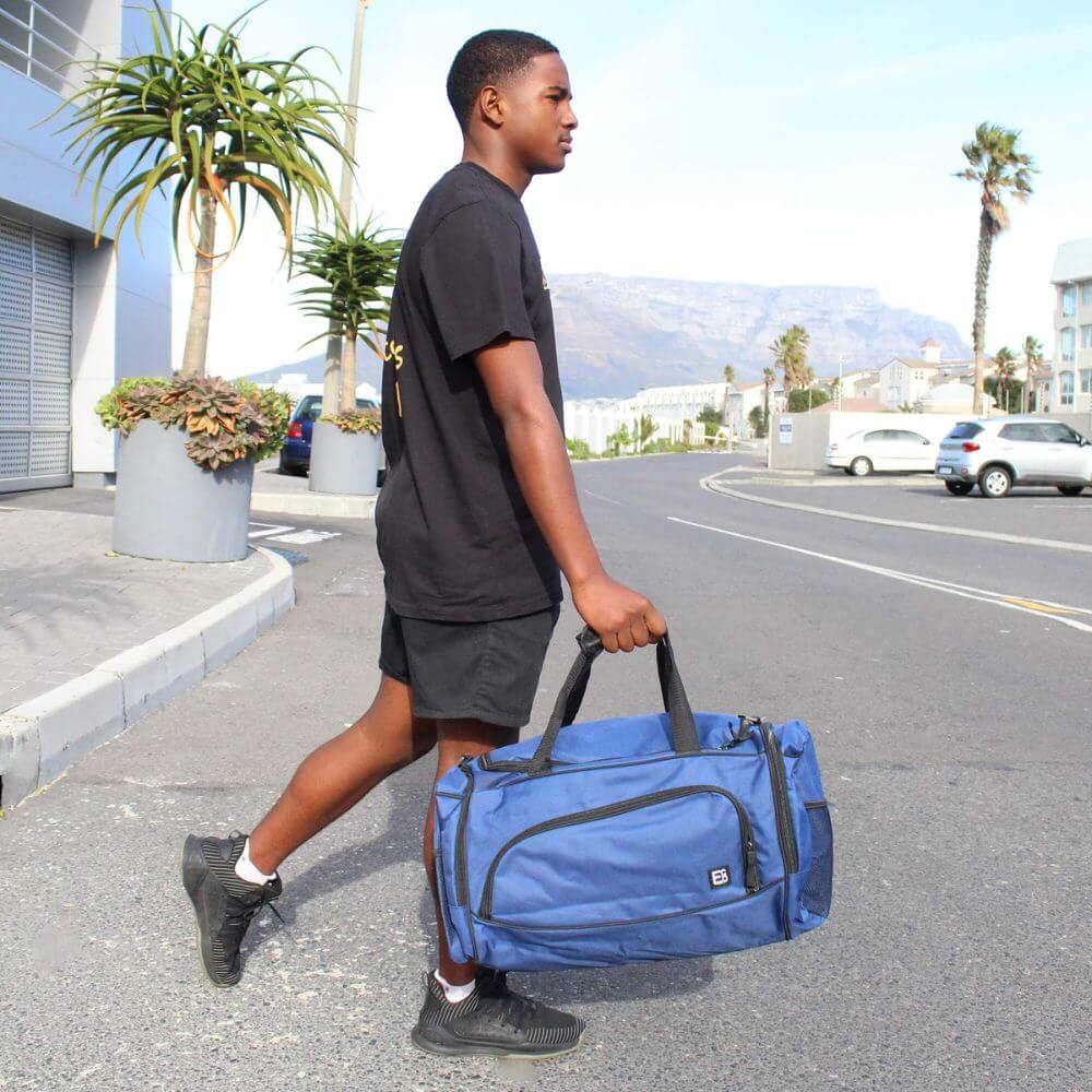 Bolsa de lona deportiva para uso diario - Azul marino