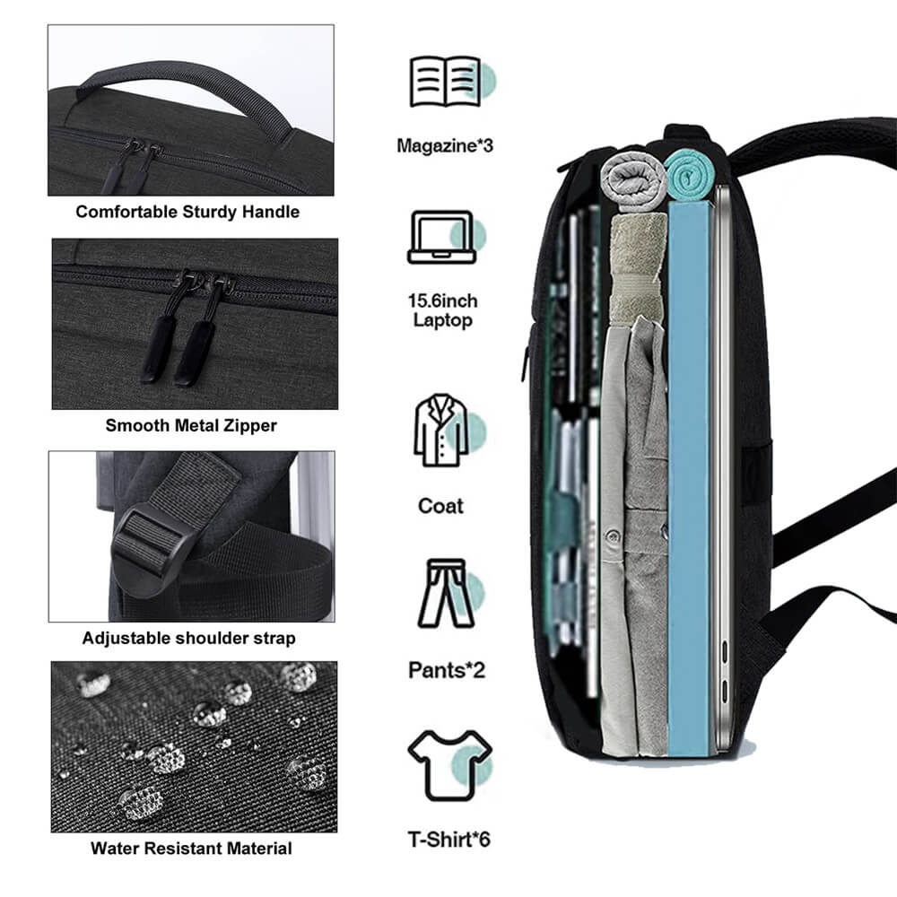 Tech Laptop Backpack with USB Charging Port