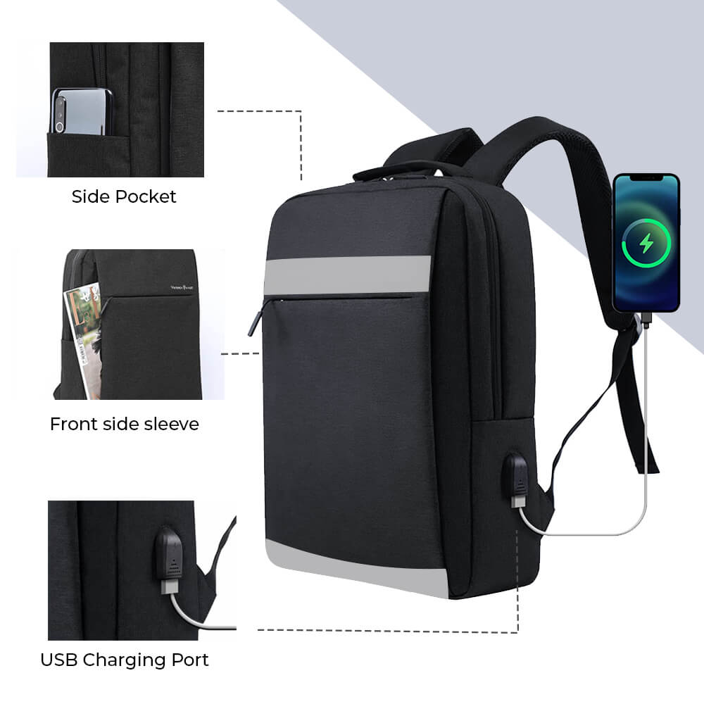 Tech-Laptop-Rucksack mit USB-Ladeanschluss 