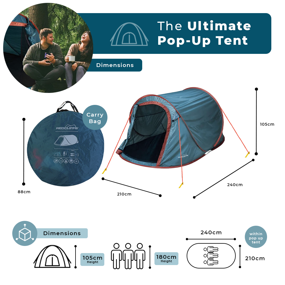 Festival Camping Dome Pop-Up-Zelt