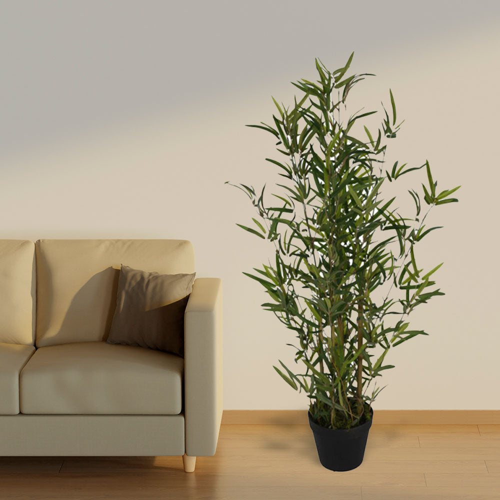 Artificial Bamboo Tree in Plastic Pot for Home Decor