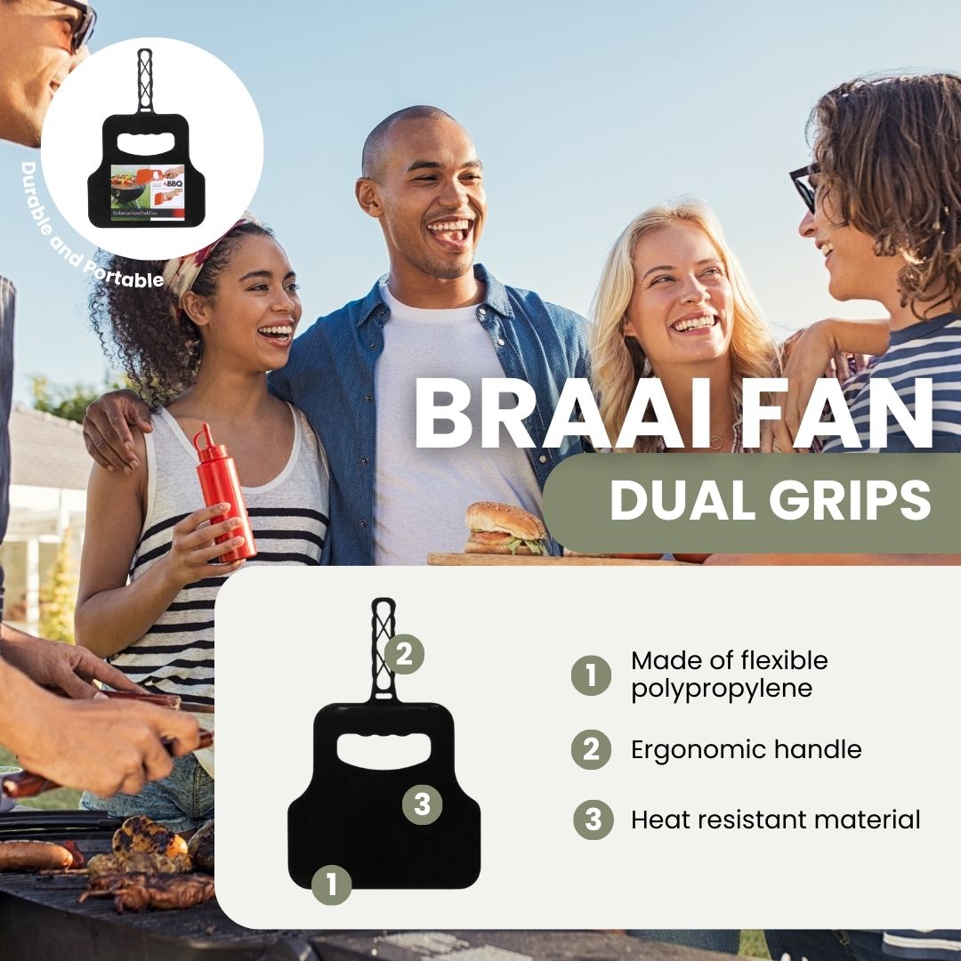 Ventilador Braai - Empuñaduras dobles