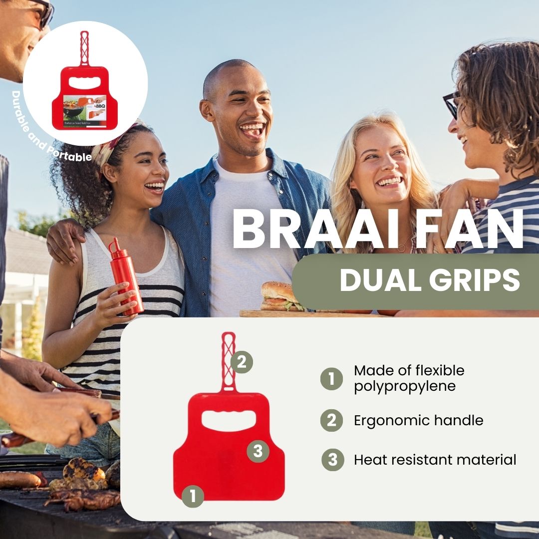 Ventilador Braai - Empuñaduras dobles