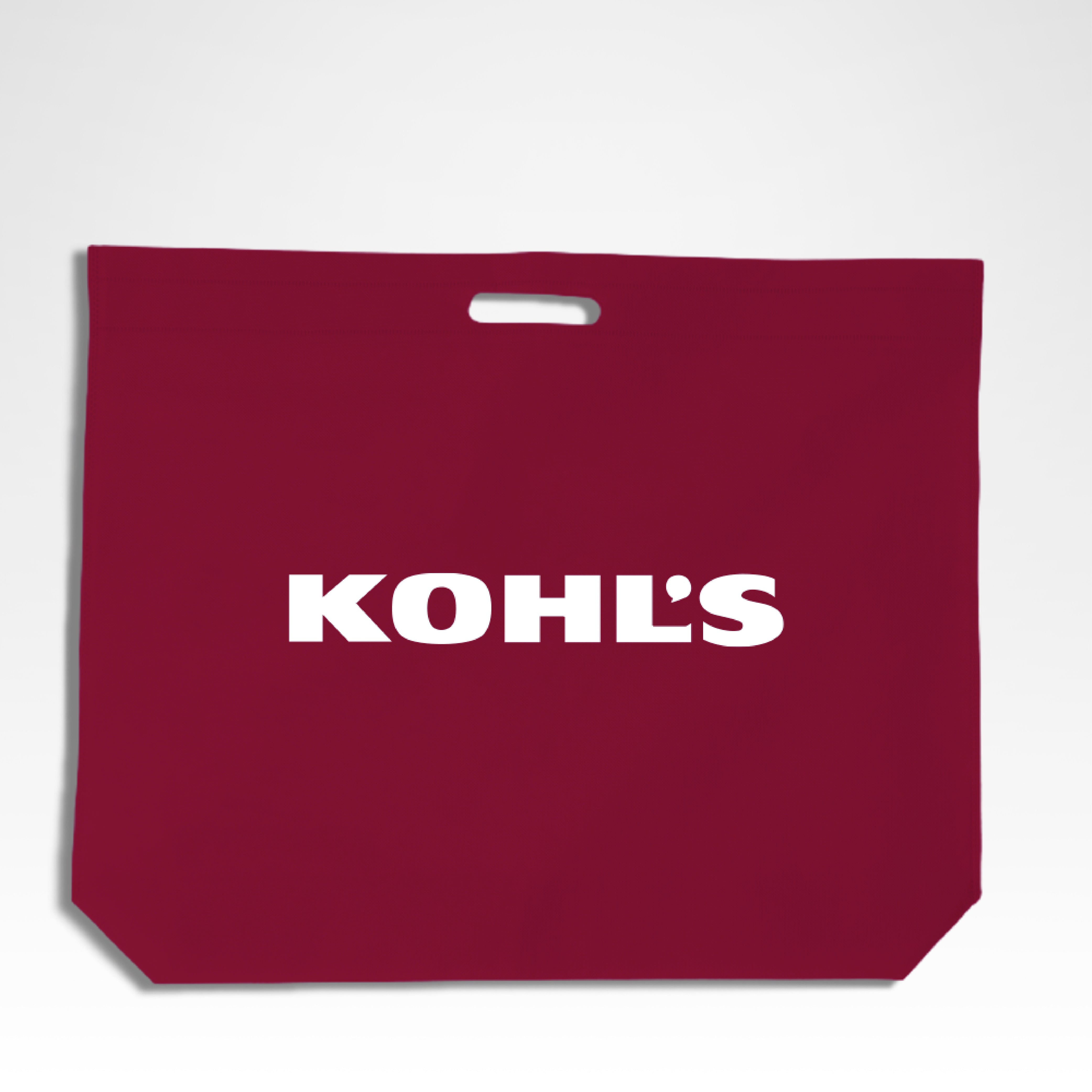Bolsa de compras troquelada no tejida reutilizable blanca | 70GSM, 24L