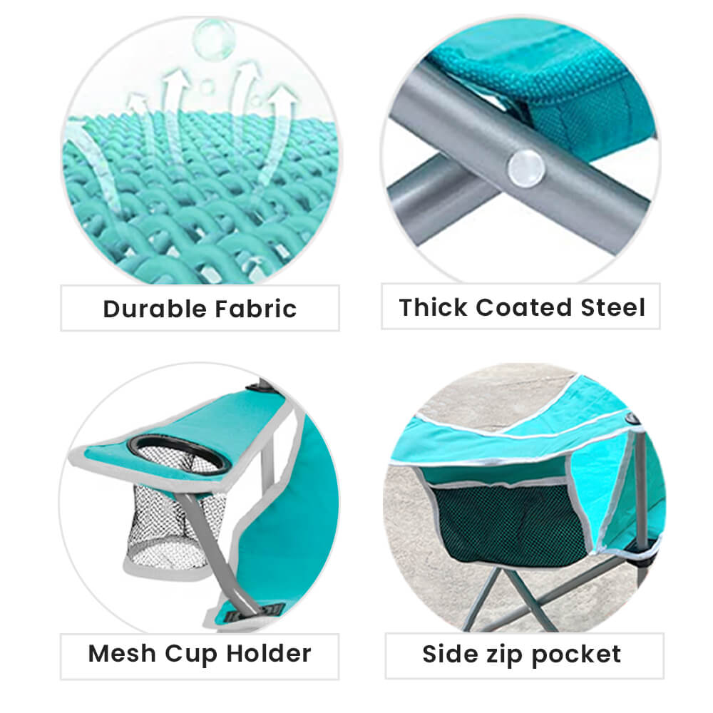 Foldable Outdoor Chair- Blue