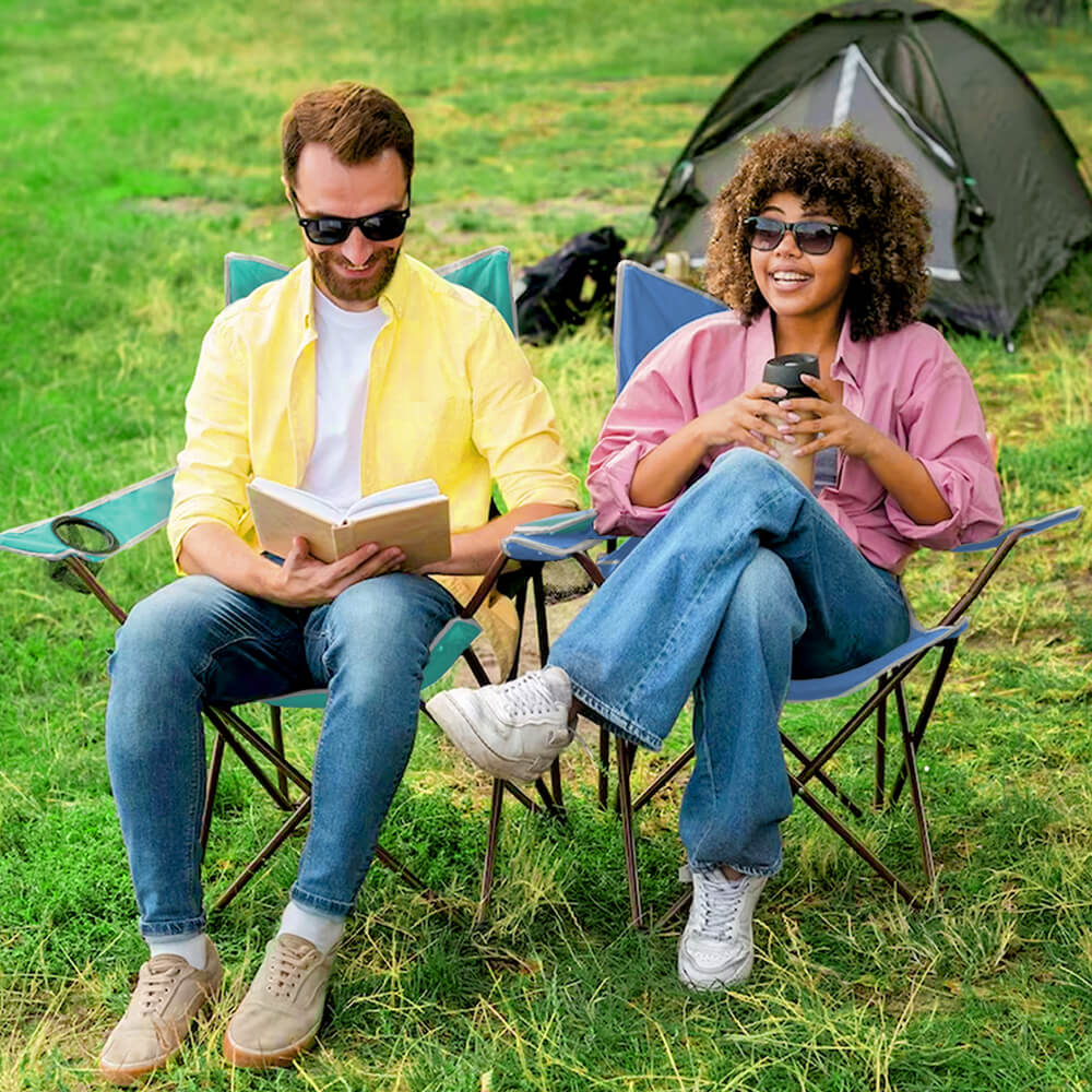 Foldable Outdoor Chair- Blue