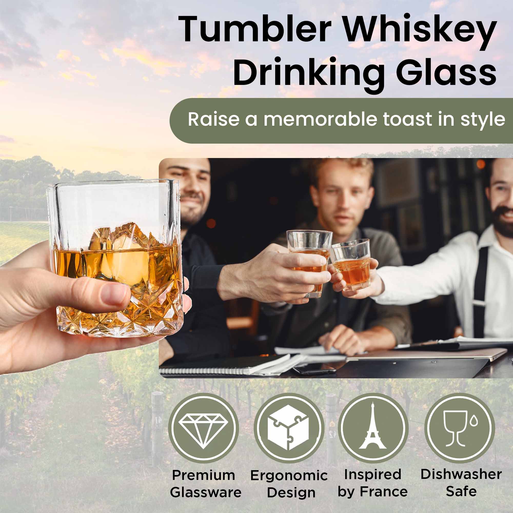 Tumbler Drinking Glasses