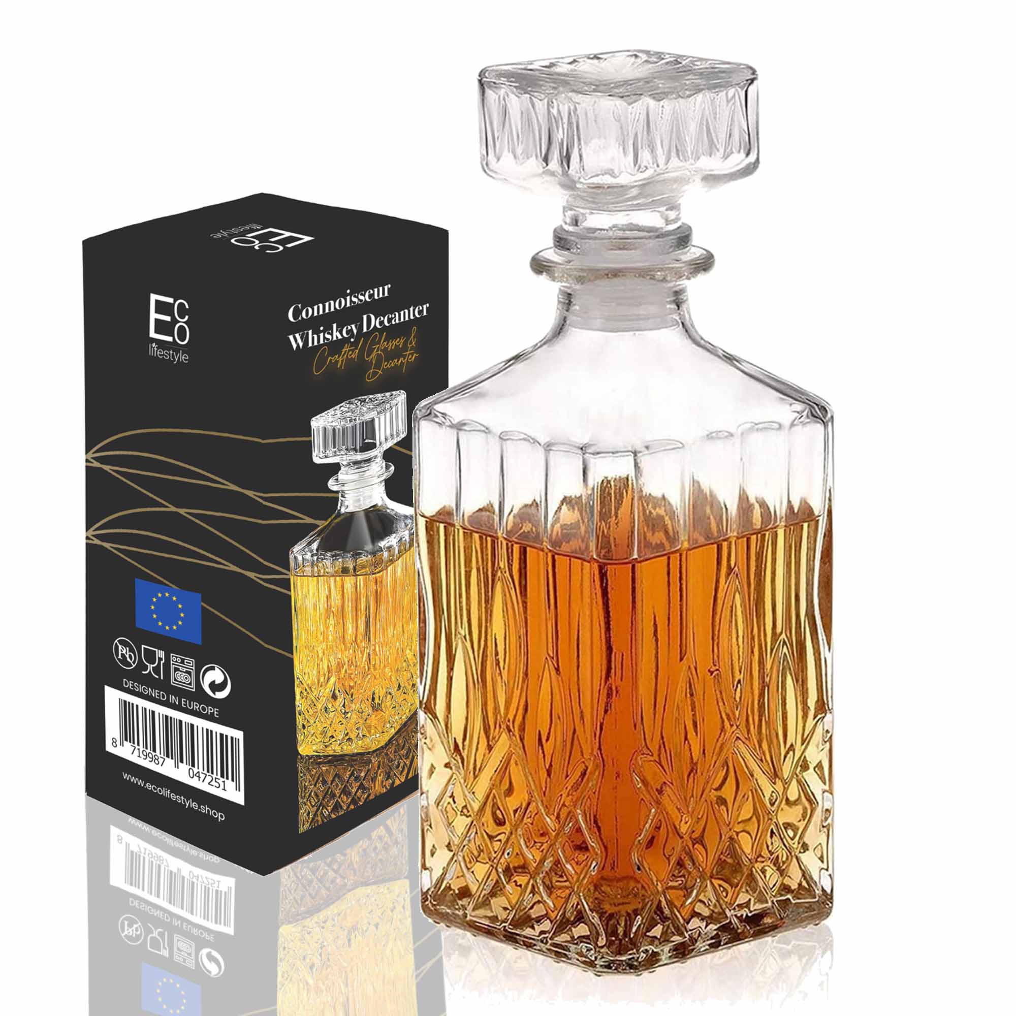 Decantador de Cristal de Bohemia - 900ml 