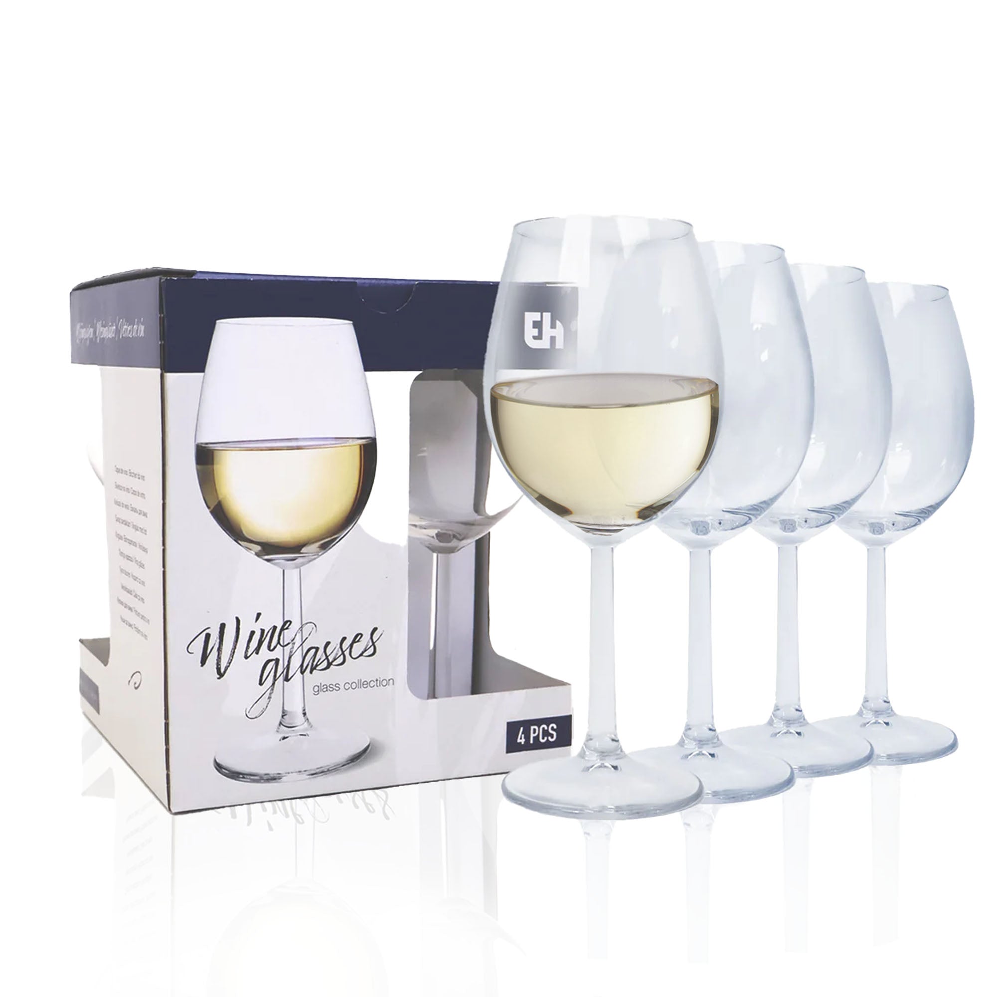 Rotweingläser – 530 ml – 4er-Set – Vinissimo-Design