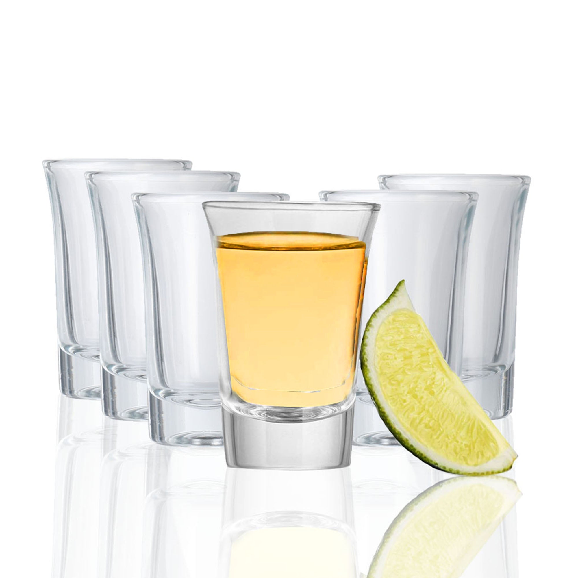 Shot Glasses Set - 40ml - 6 Pieces - European Design