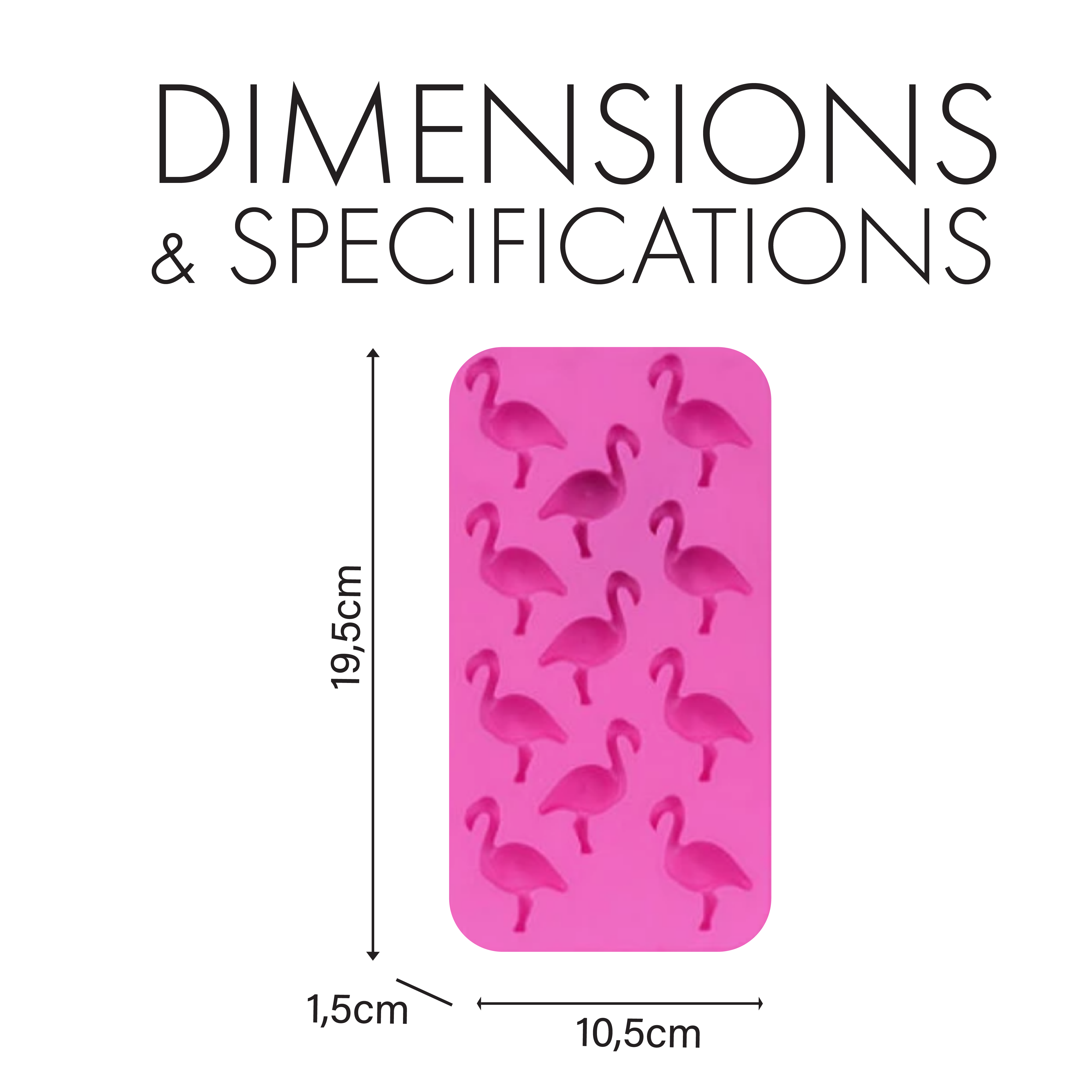 Bandeja para moldes para cubitos de hielo - Silicona - En diseños variados