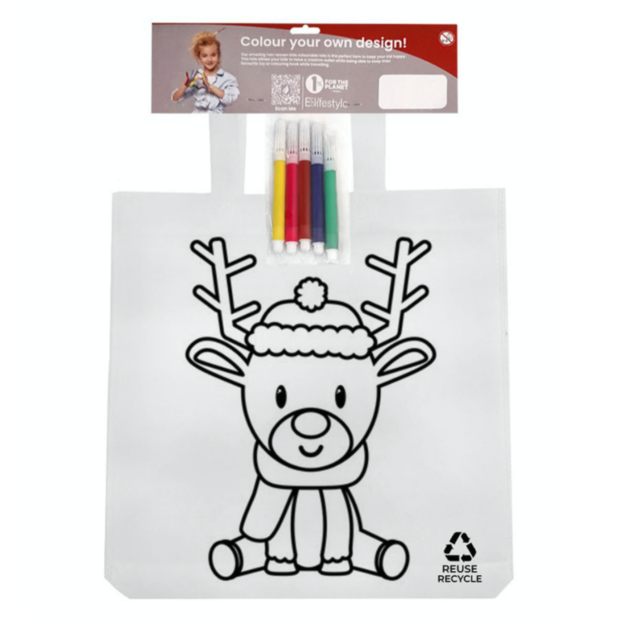 Kids-Colouring-Reusable-Non-Woven-Shopping-Bag-50GSM-7L