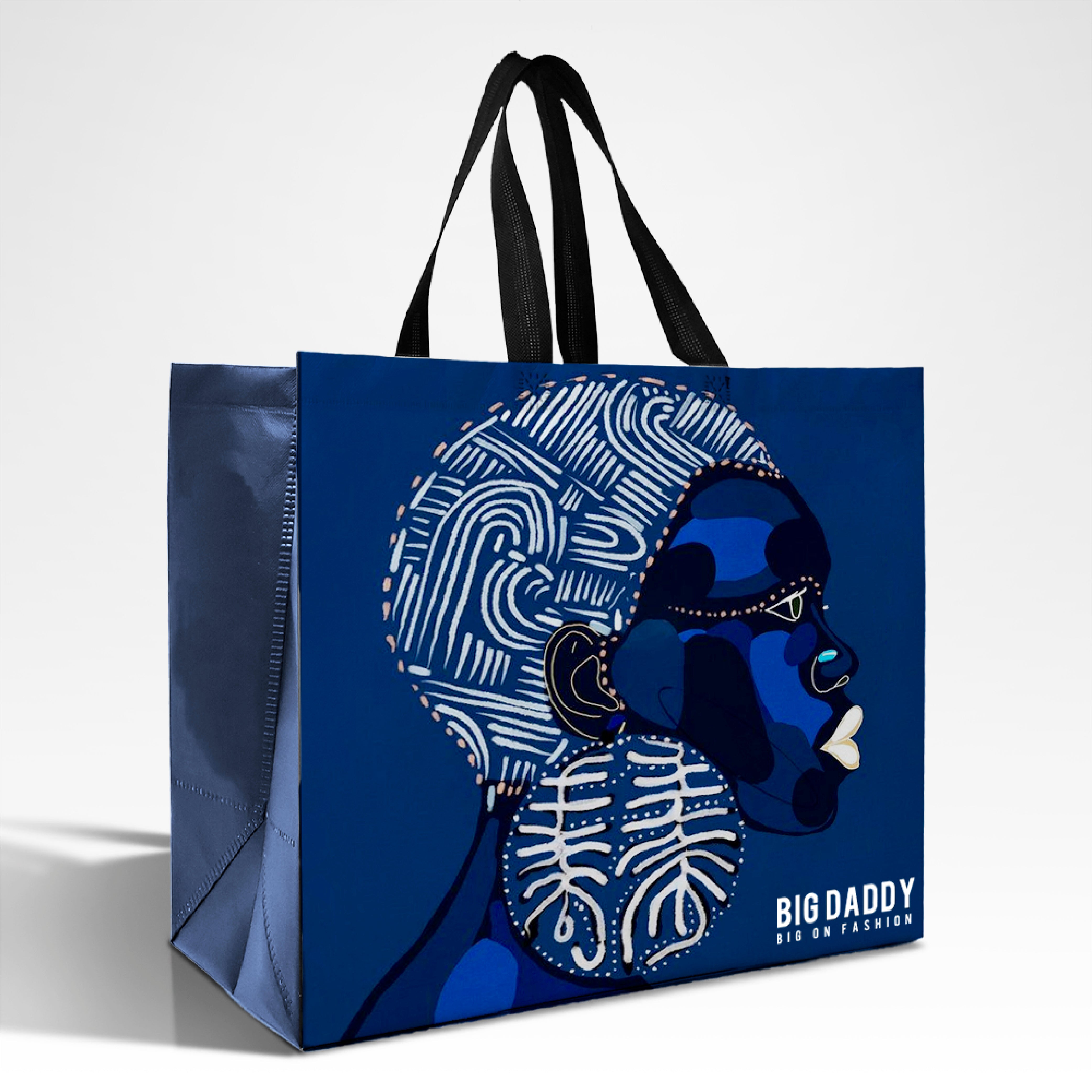 LAM01 - Bolsa de compras reutilizable laminada con múltiples diseños | 110 g/m², 36 l