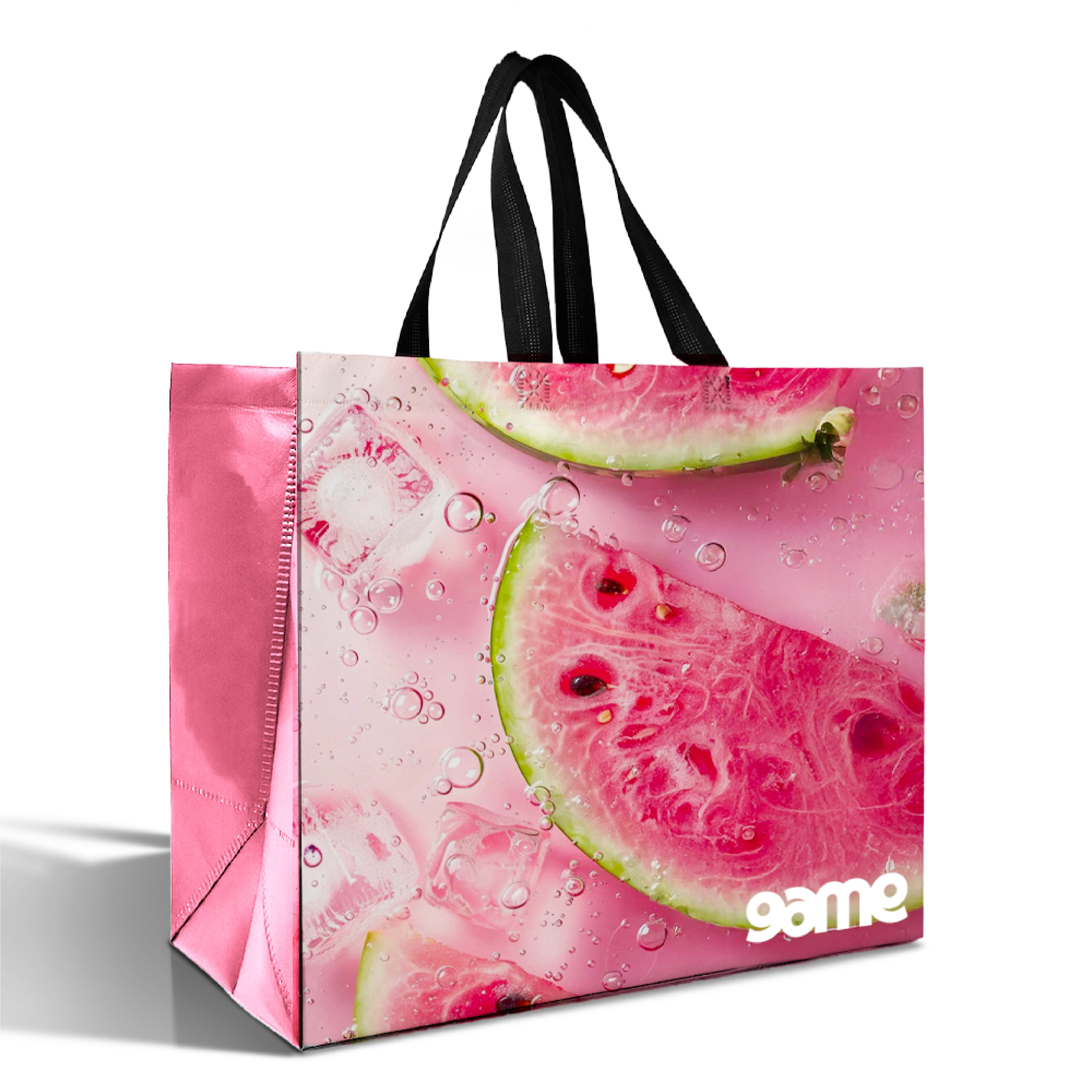 LAM01 - Bolsa de compras reutilizable laminada con múltiples diseños | 110 g/m², 36 l