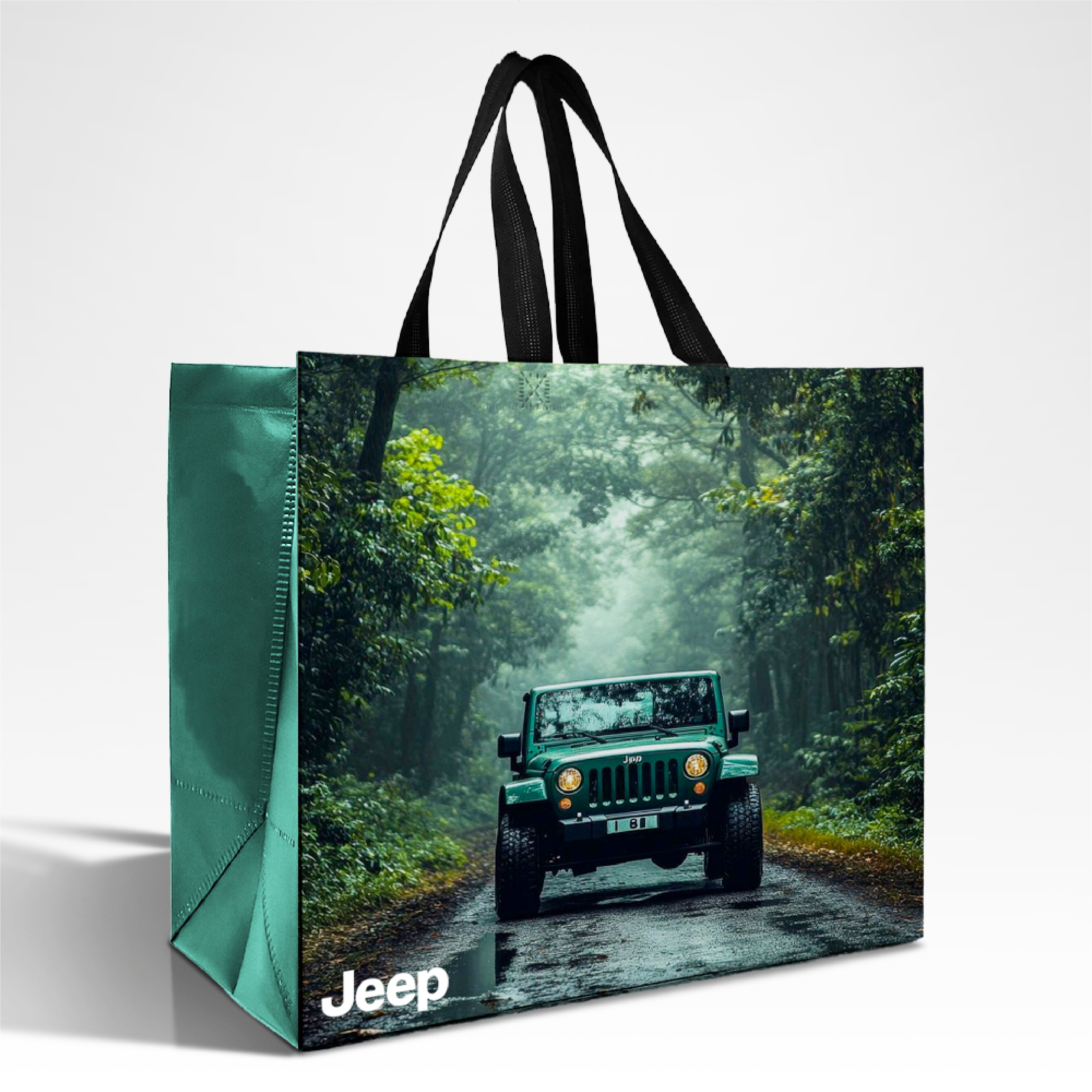 LAM01 - Bolsa de compras reutilizable laminada con múltiples diseños | 110 g/m², 36 l