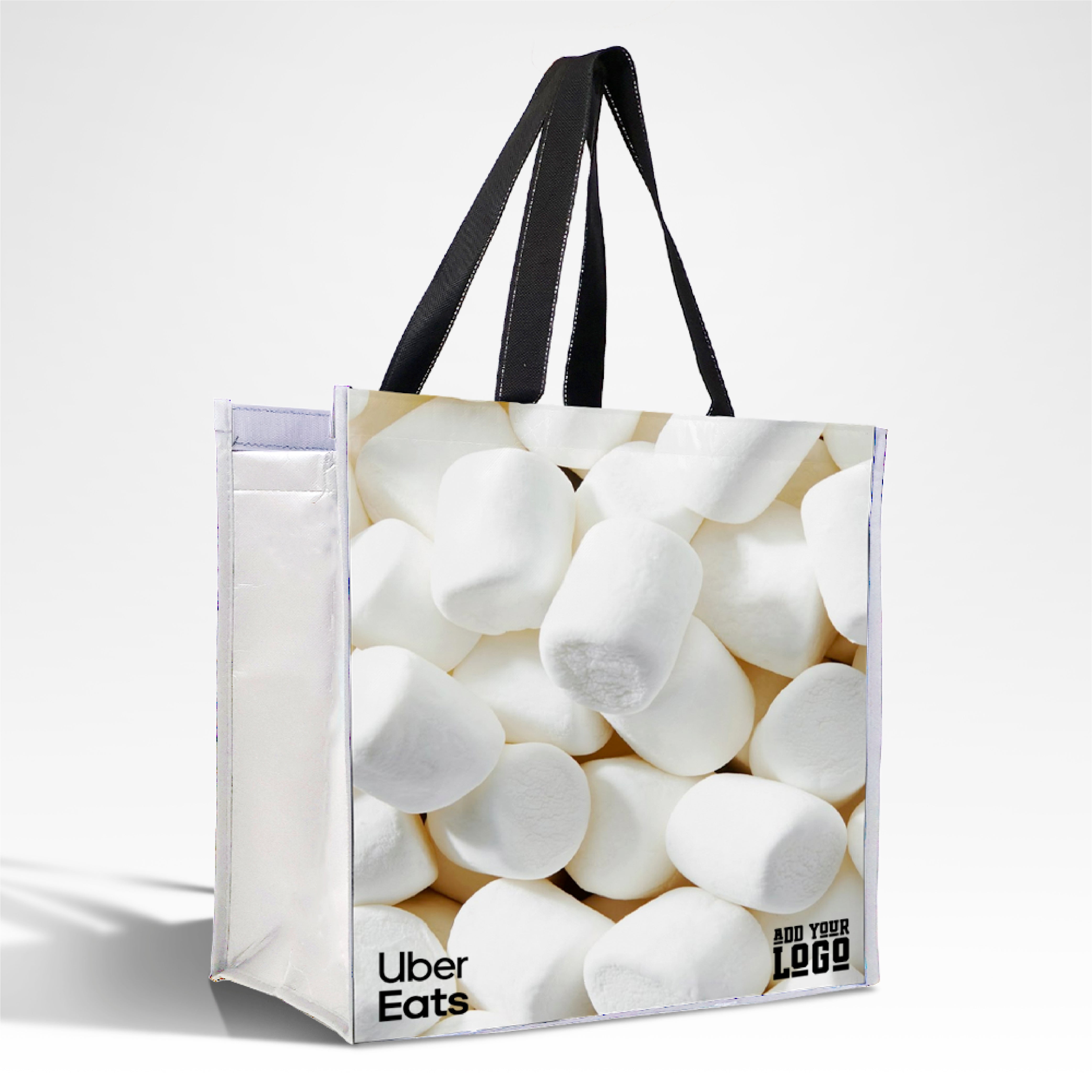 Assorted Design Reusable Laminated Cooler Shopping Bag | 70GSM, 28L