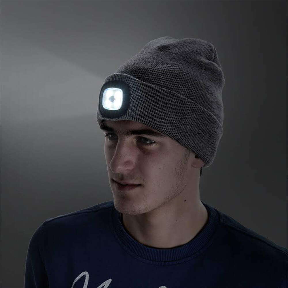 Gorro con luz frontal LED