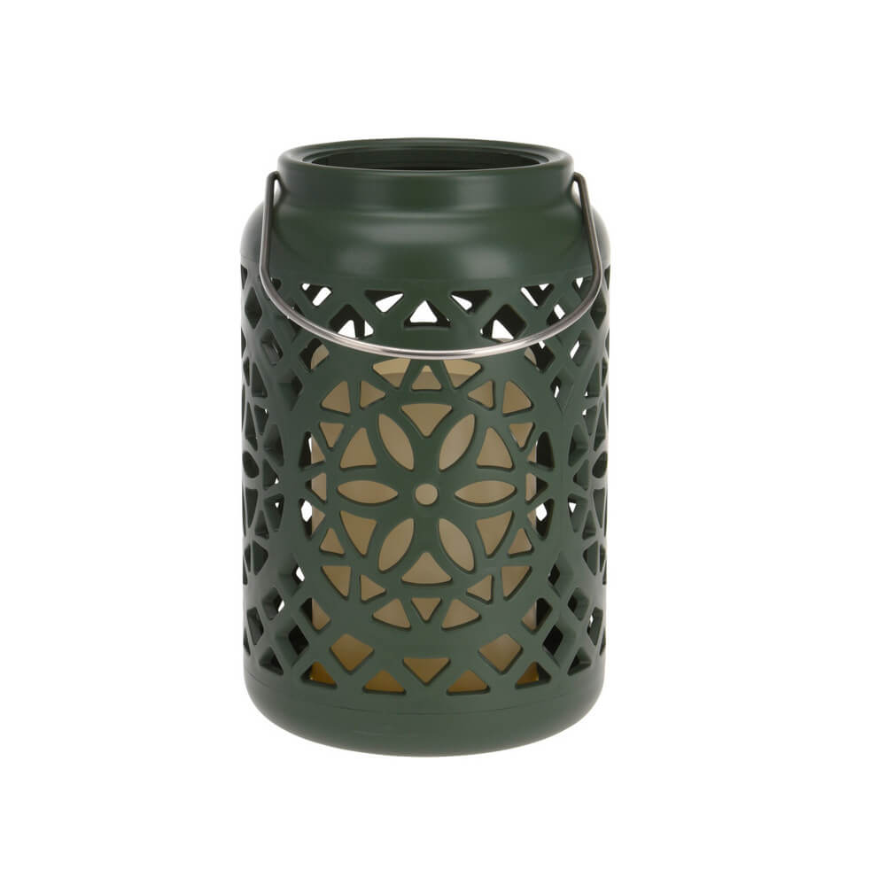 Mandala Design LED Lantern with Candle Light