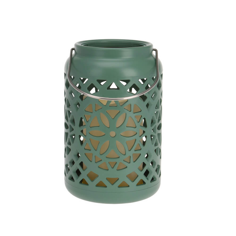 Mandala Design LED Lantern with Candle Light