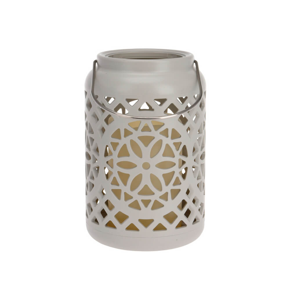 Mandala Design LED Lantern with Candle Light