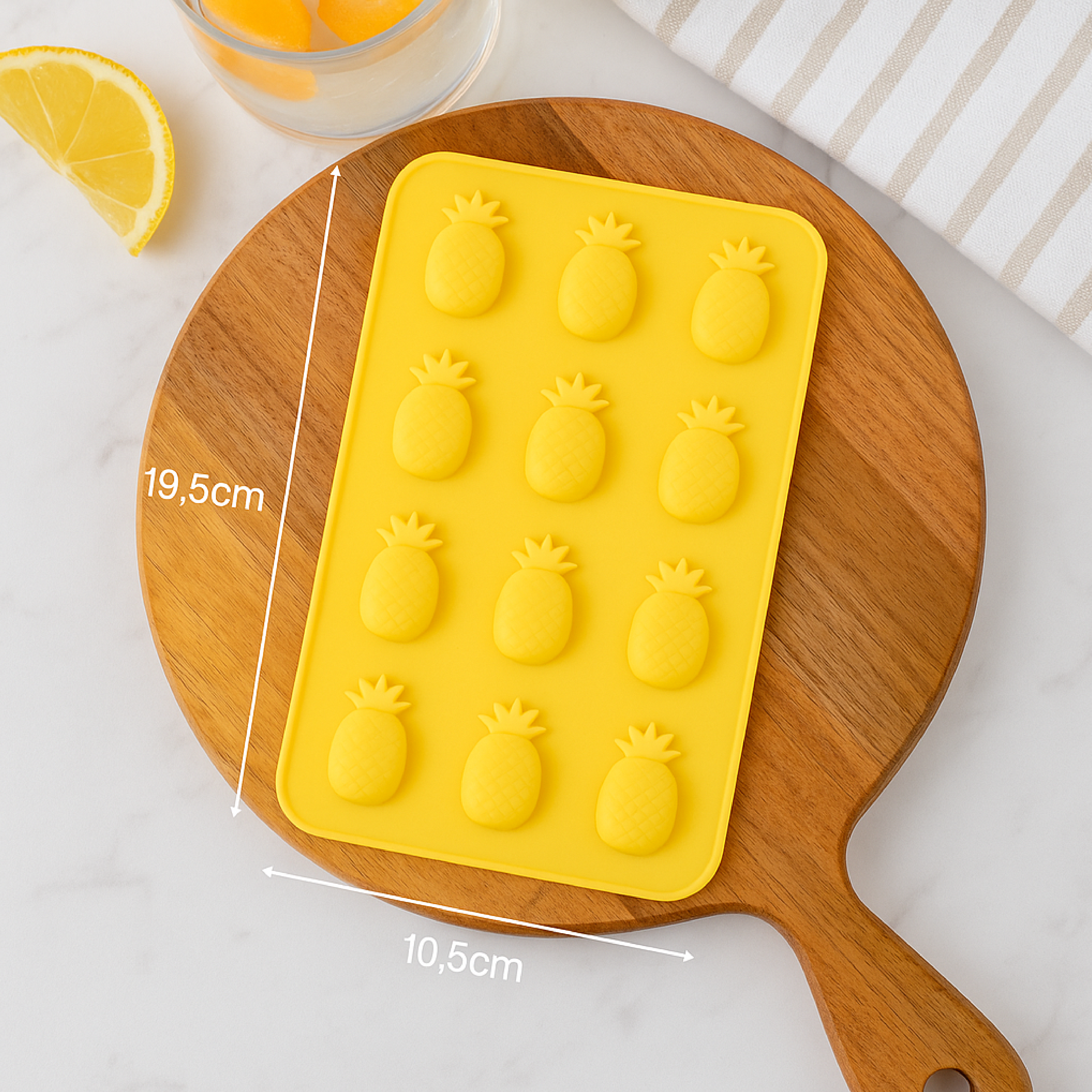Bandeja para moldes para cubitos de hielo - Silicona - En diseños variados