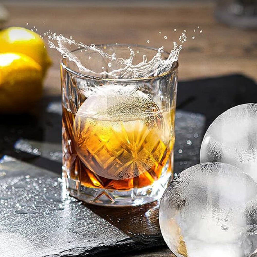 Round Ice Cube Tray - 4 Cubes