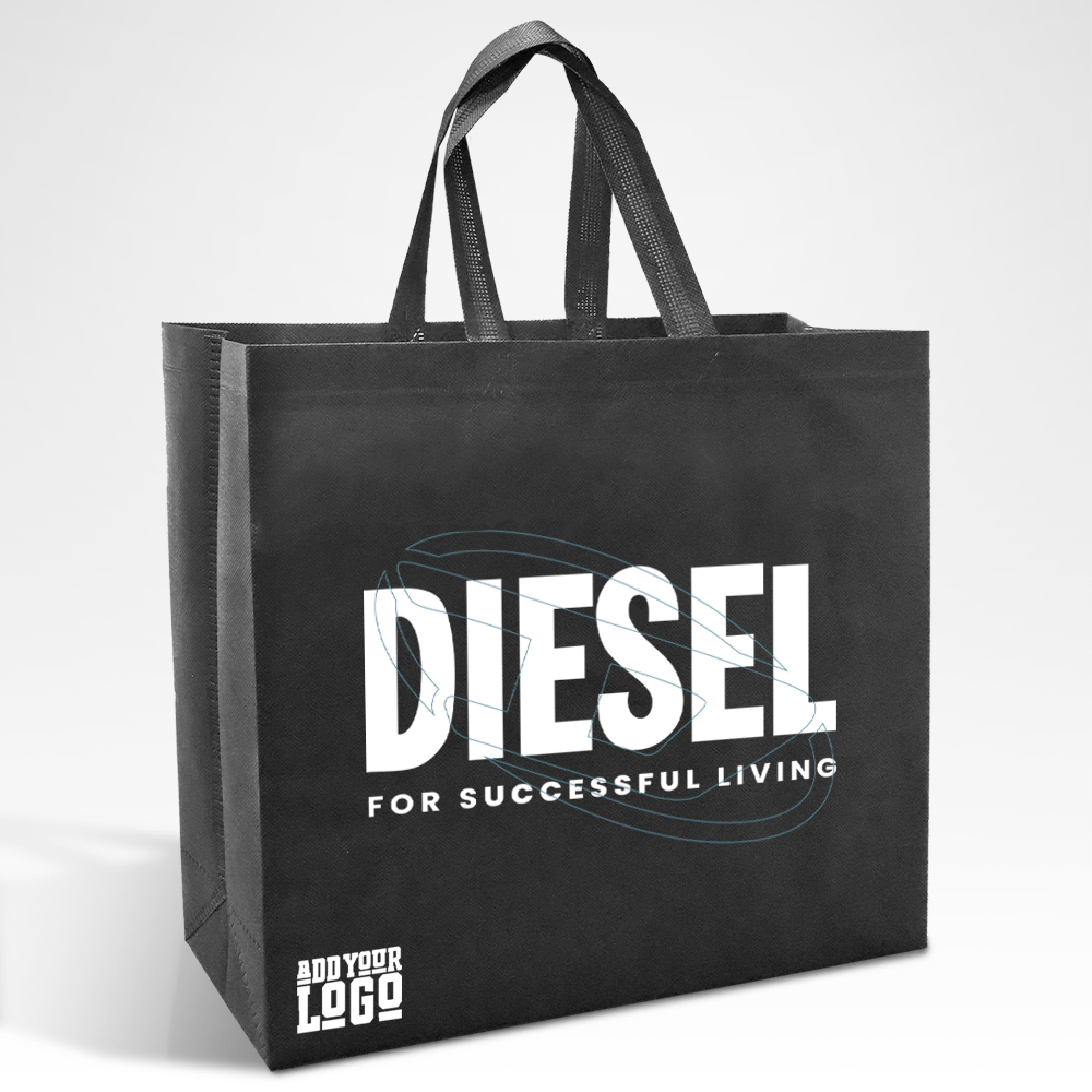 Beige, wiederverwendbare Einkaufstasche aus Vliesstoff | 70 g/m², 27 l