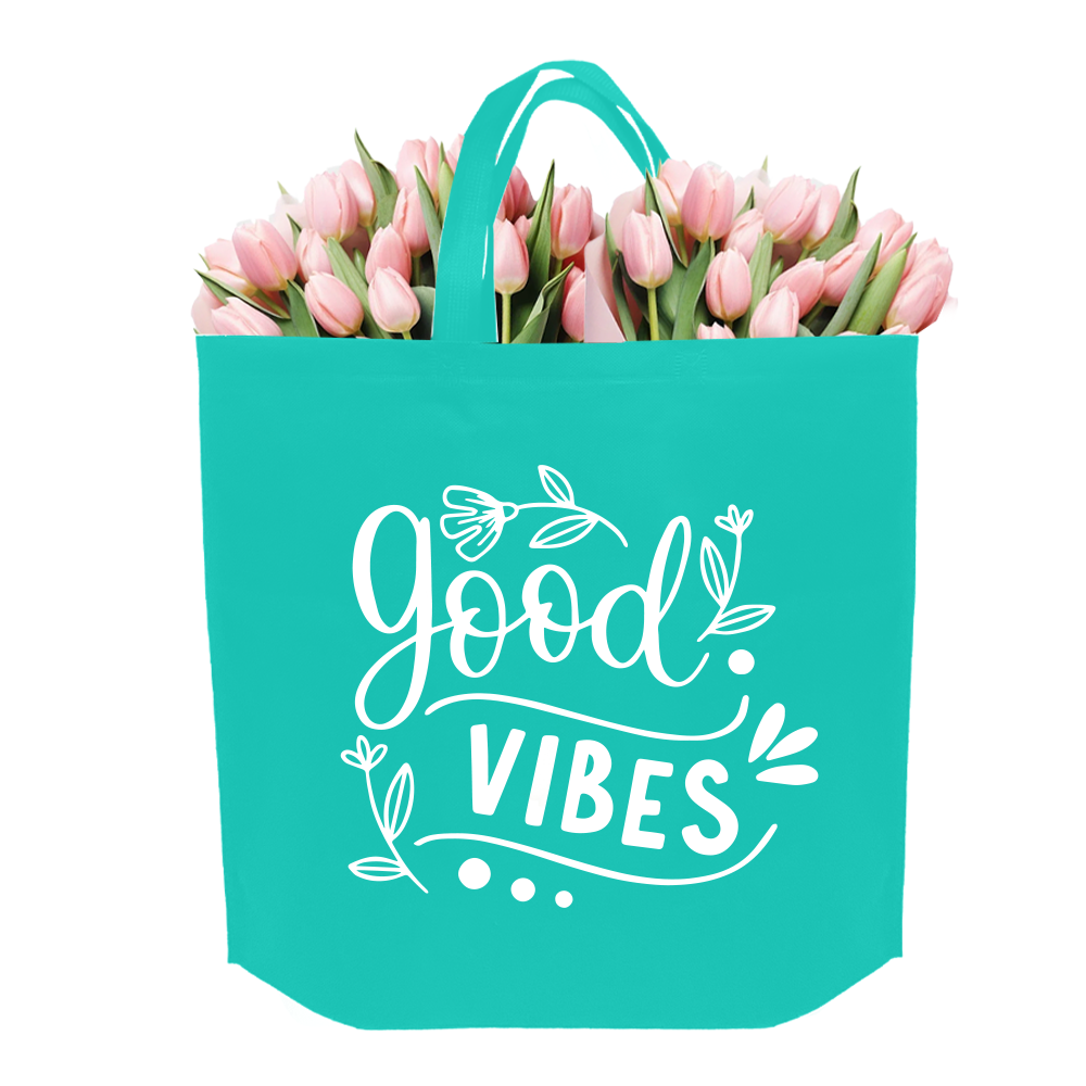 Turquoise Reusable Non-Woven Shopping Bag | 70GSM, 28L