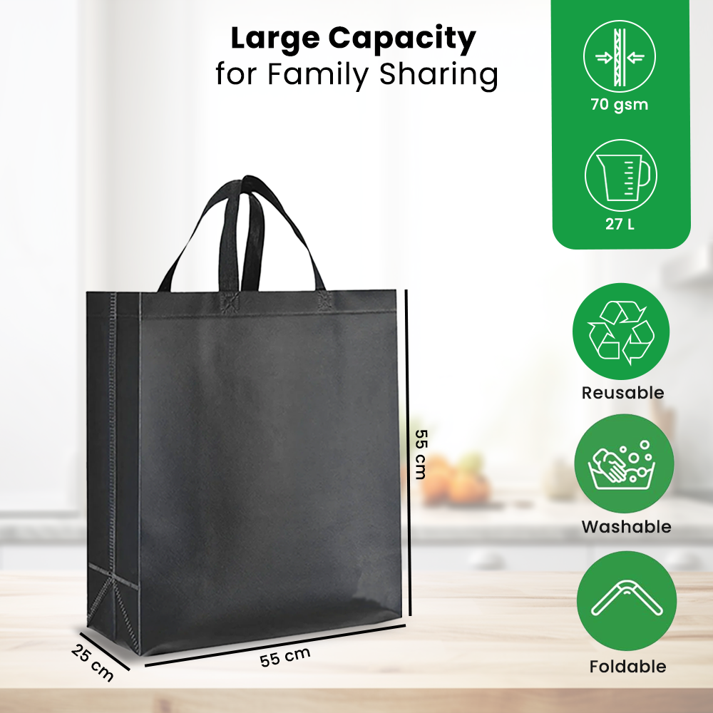 XL Reusable Non-Woven Shopping Bag | 70GSM, 49L