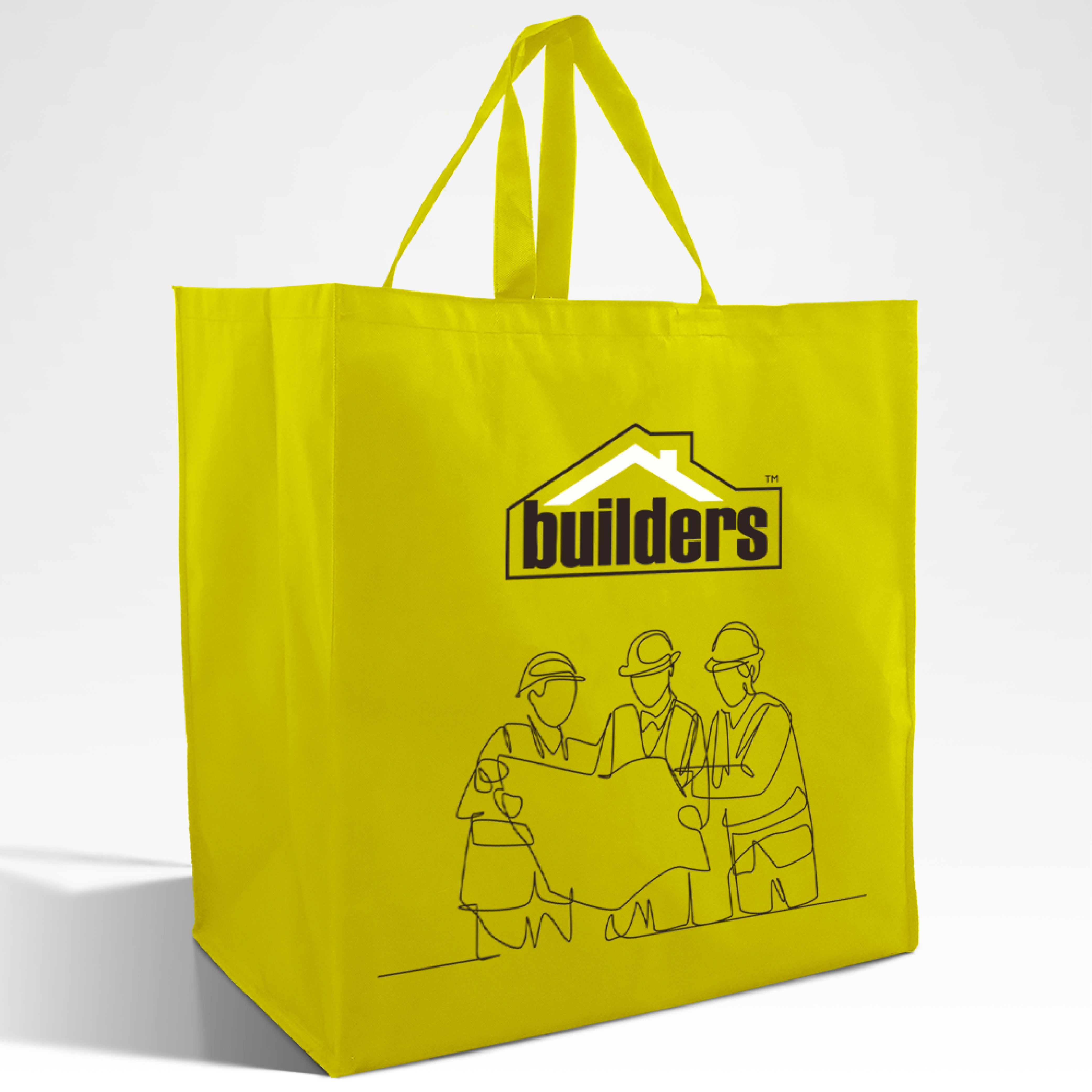 SHOP55 - Bolsa de compras reutilizable XXL de tela no tejida | 70 g/m², 76 l