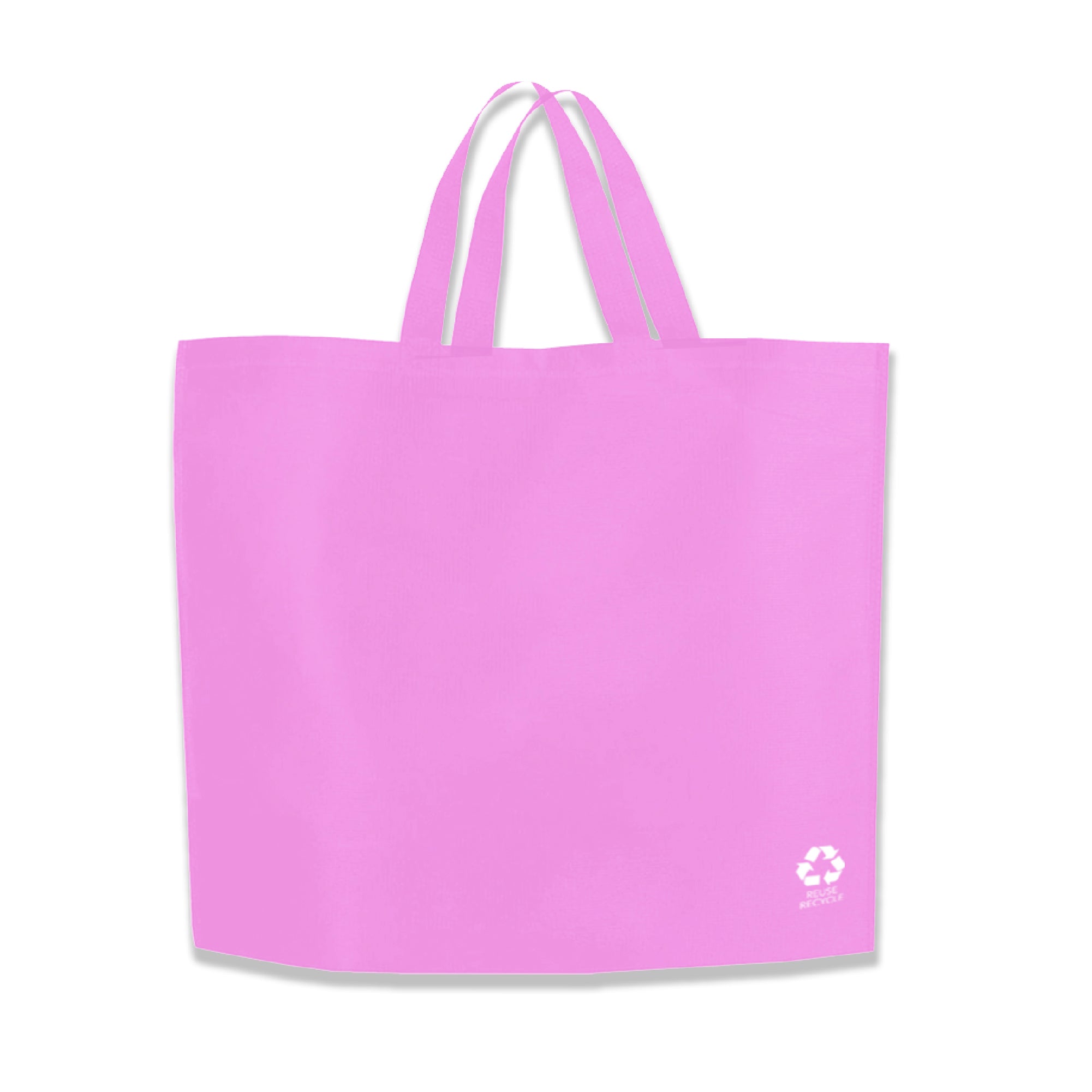 Pink Reusable Non-Woven Shopping Bag | 70GSM, 27L