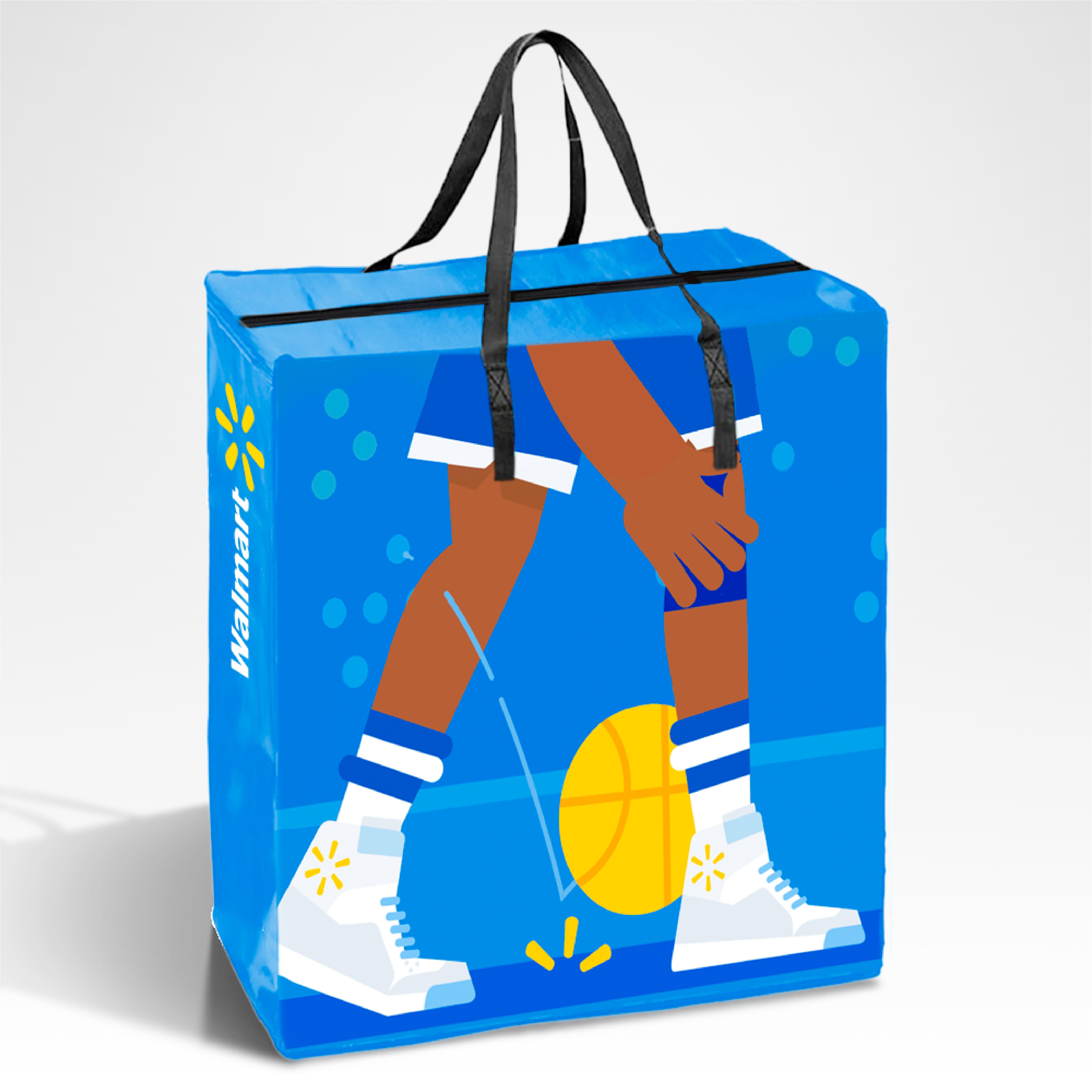 Bolsa de compras laminada reutilizable con cremallera | 120GSM, 35L
