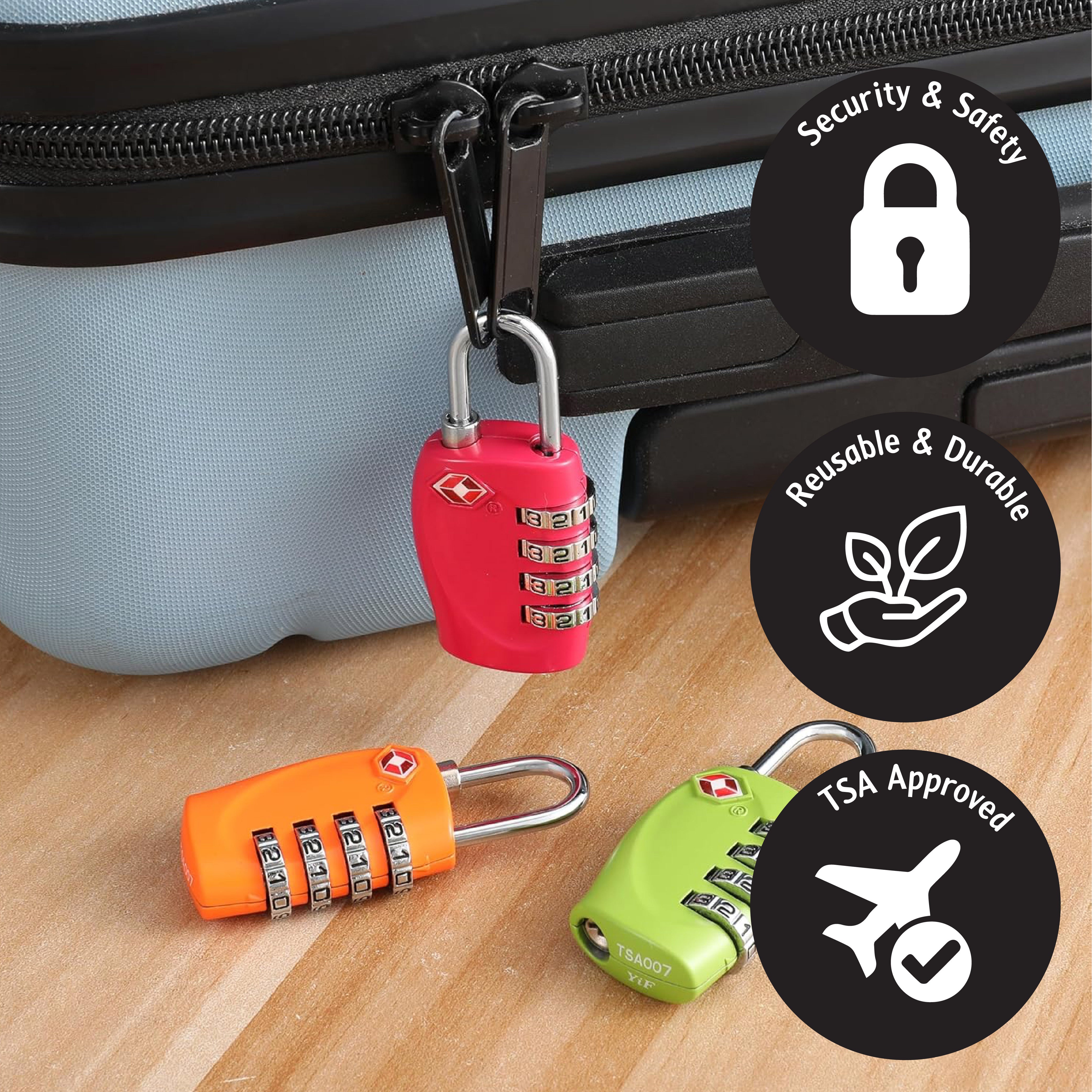 Candado TSA - Combinación de 3 dígitos