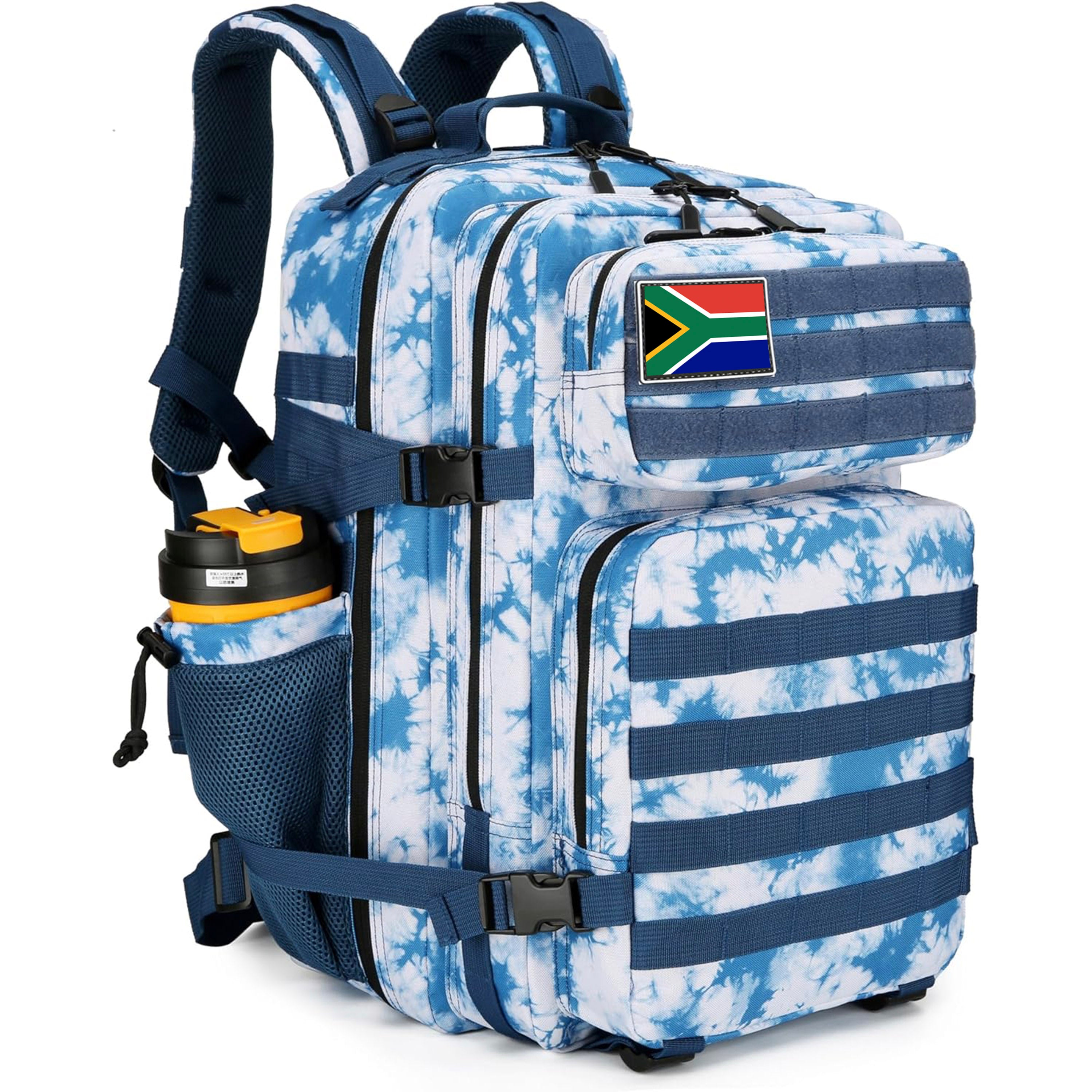 Tactical Water-Resistant Tie Die Backpack – 28L