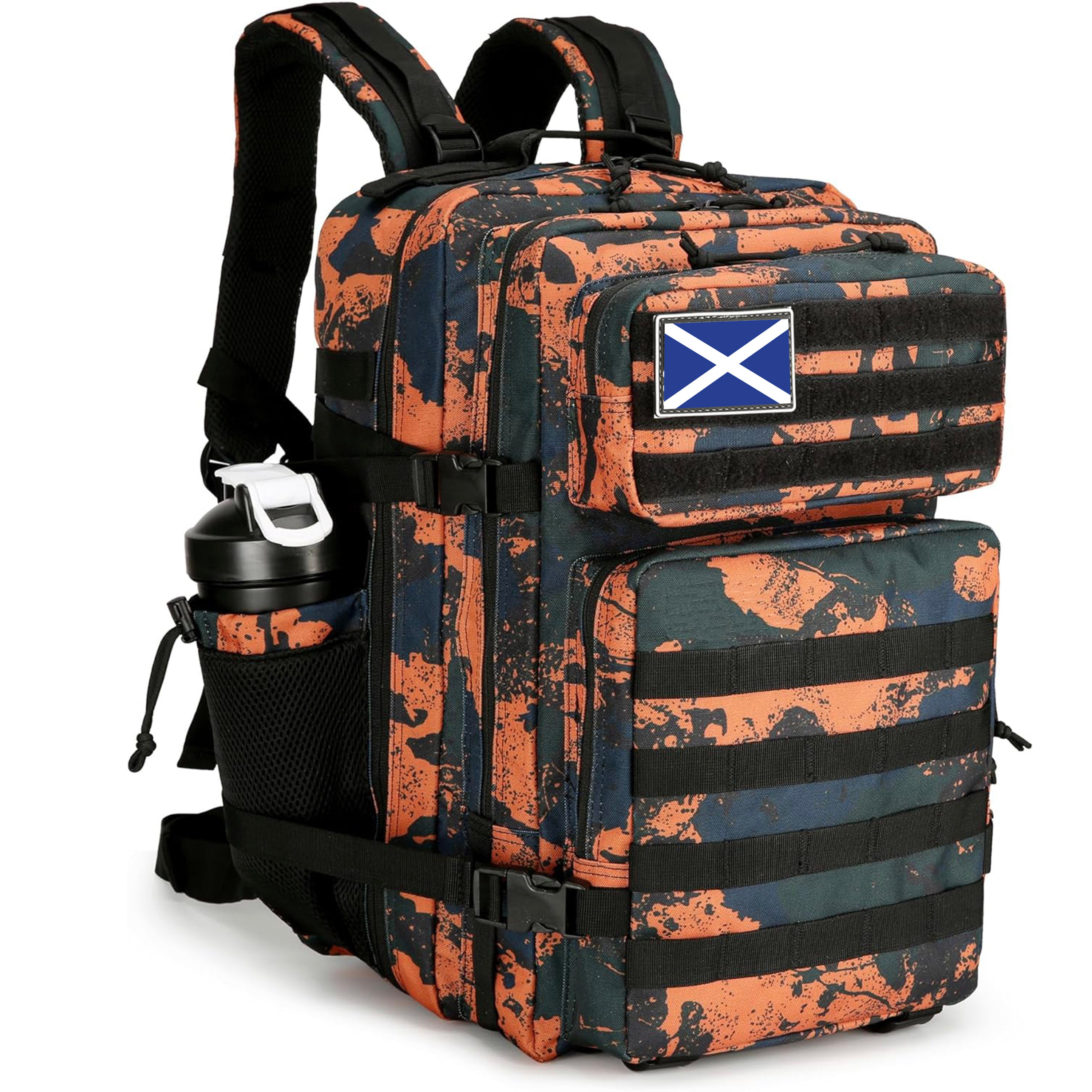 Tactical Water-Resistant Camouflage Backpack – 28L