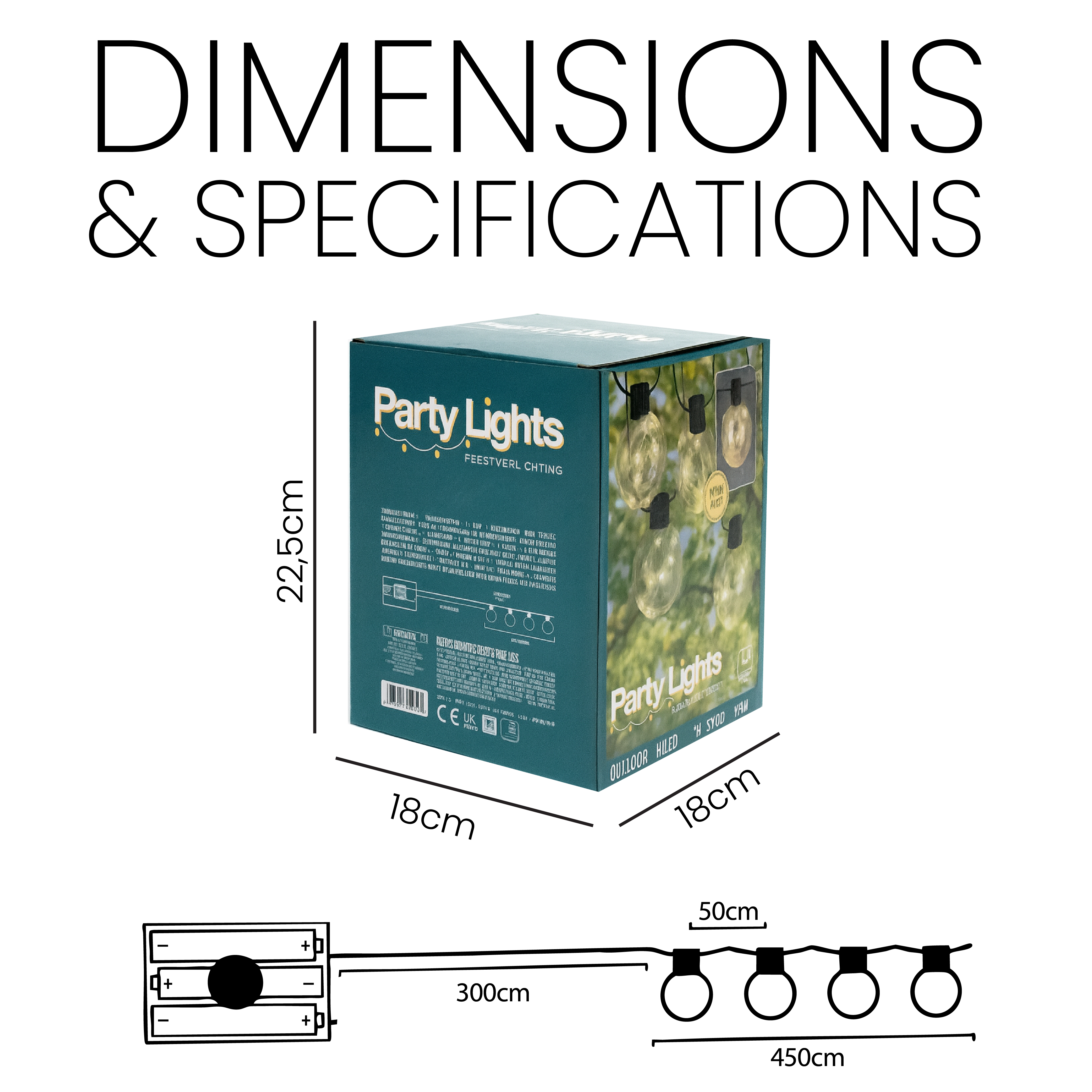 Cadena de bombillas LED