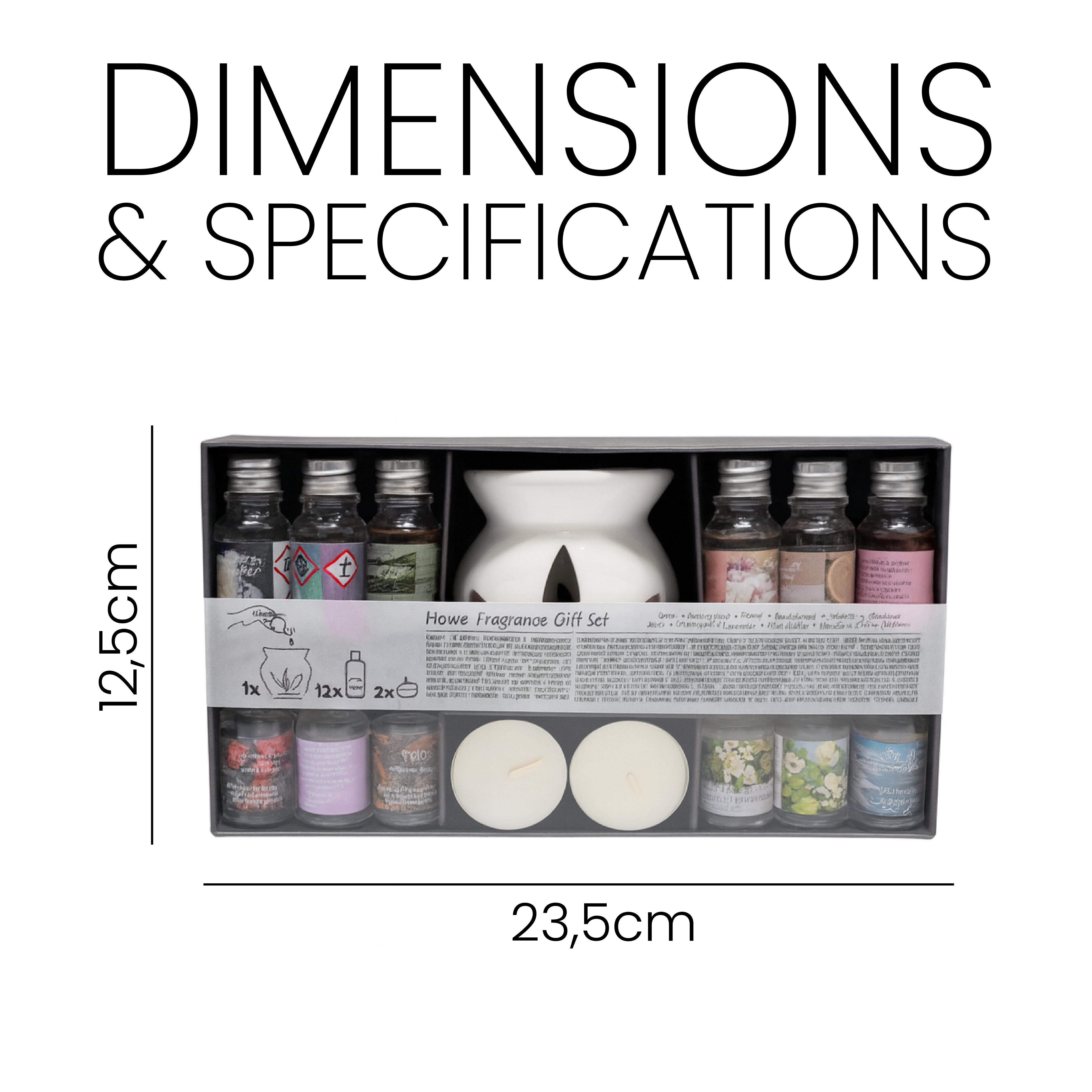 Set de caja de regalo aromática - 15 piezas