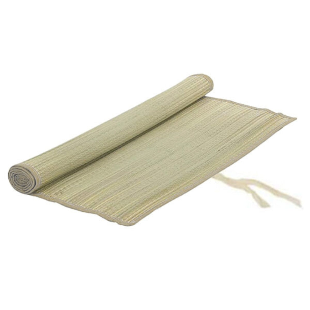 Natural Straw Roll Up Mat