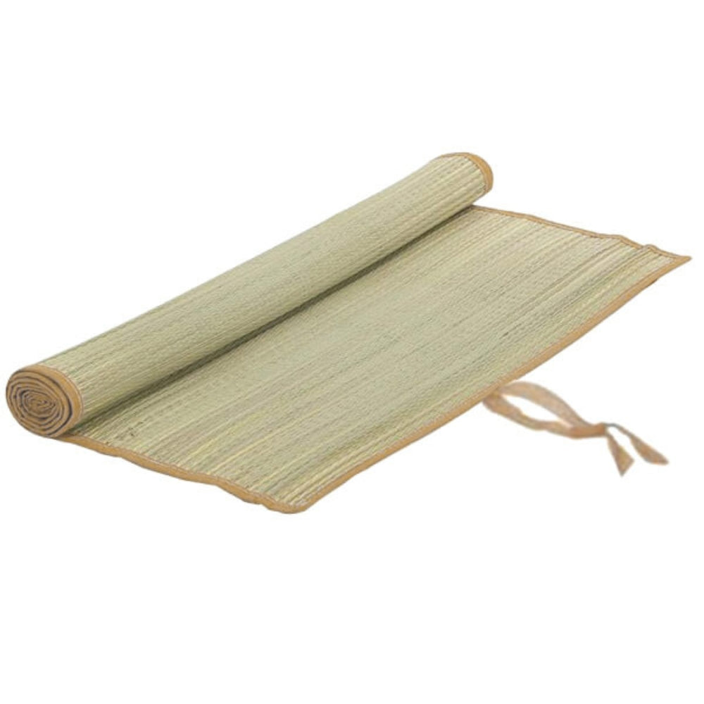 Natural Straw Roll Up Mat